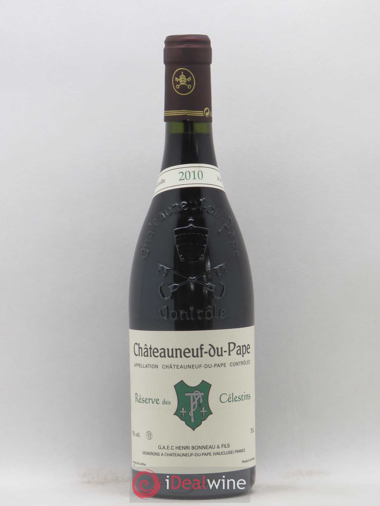 Châteauneuf-du-Pape Réserve des Célestins Henri Bonneau & Fils 2010 - Lot de 1 bouteille - 0