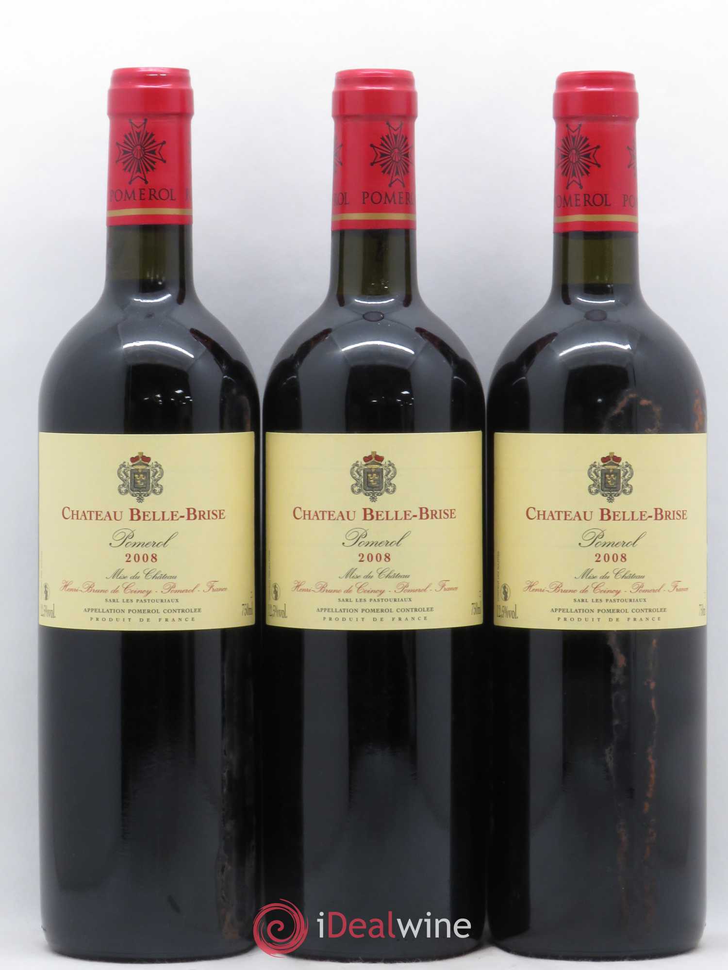 Château Belle-Brise 2008 - Lot de 12 bouteilles - 1