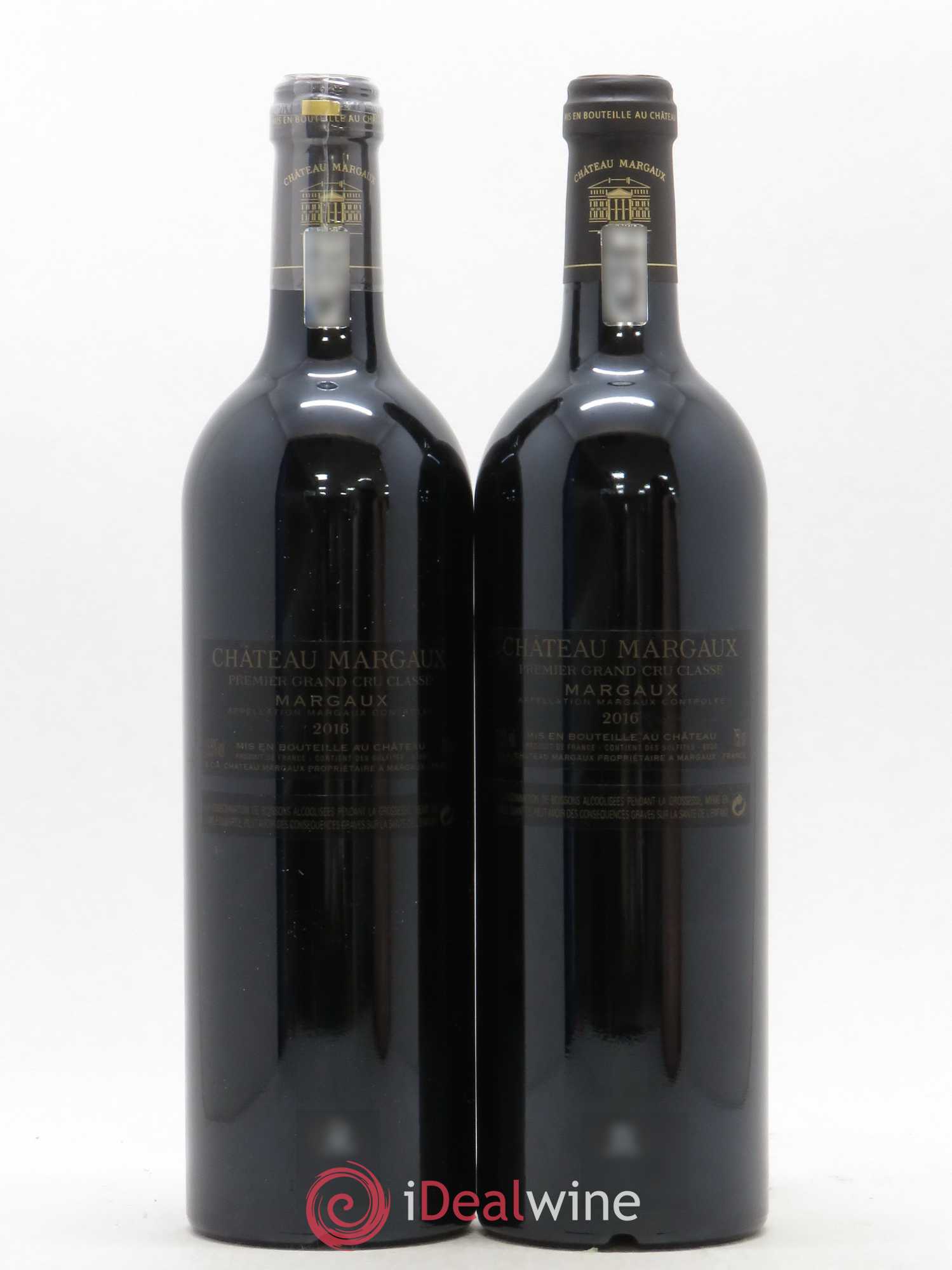 Château Margaux 1er Grand Cru Classé 2016 - Lot de 2 bouteilles - 1
