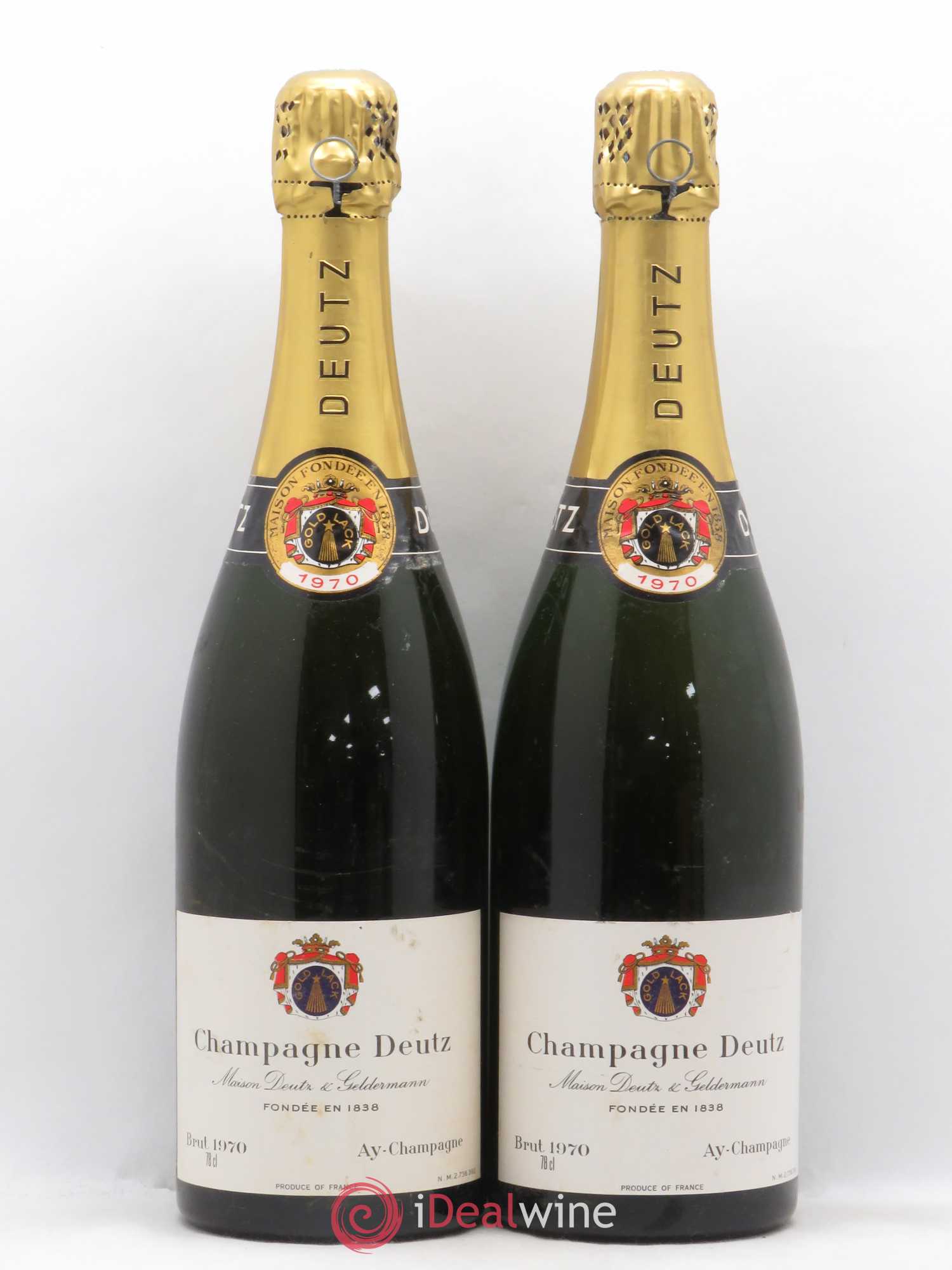 Brut Deutz 1970 - Lot de 2 bouteilles - 0