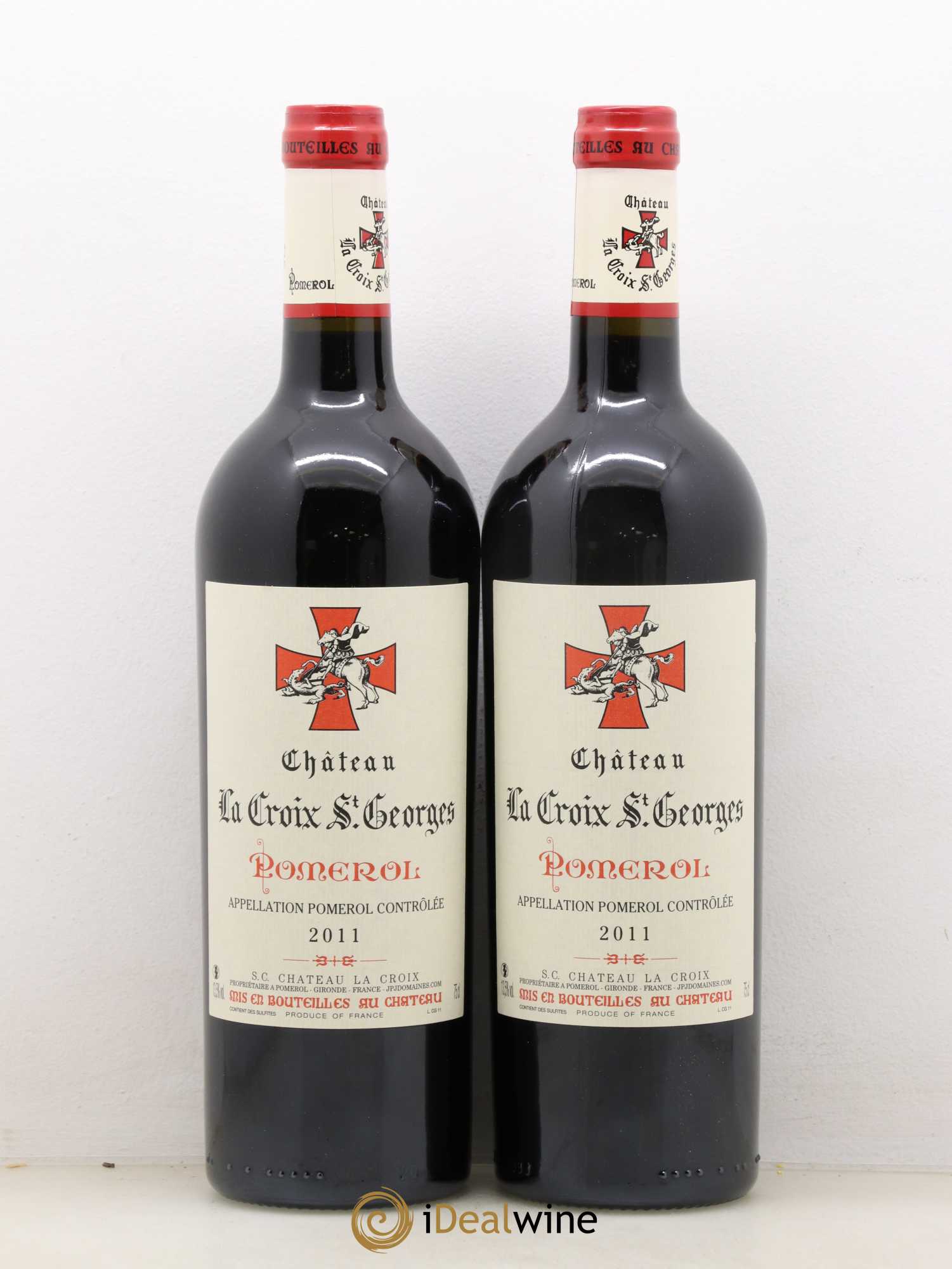 Château la Croix Saint-Georges 2011 - Lot de 2 bouteilles - 0