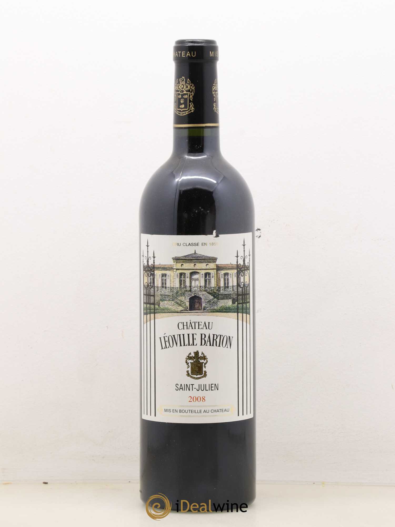 Château Léoville Barton 2ème Grand Cru Classé 2008 - Lot de 1 bouteille - 0