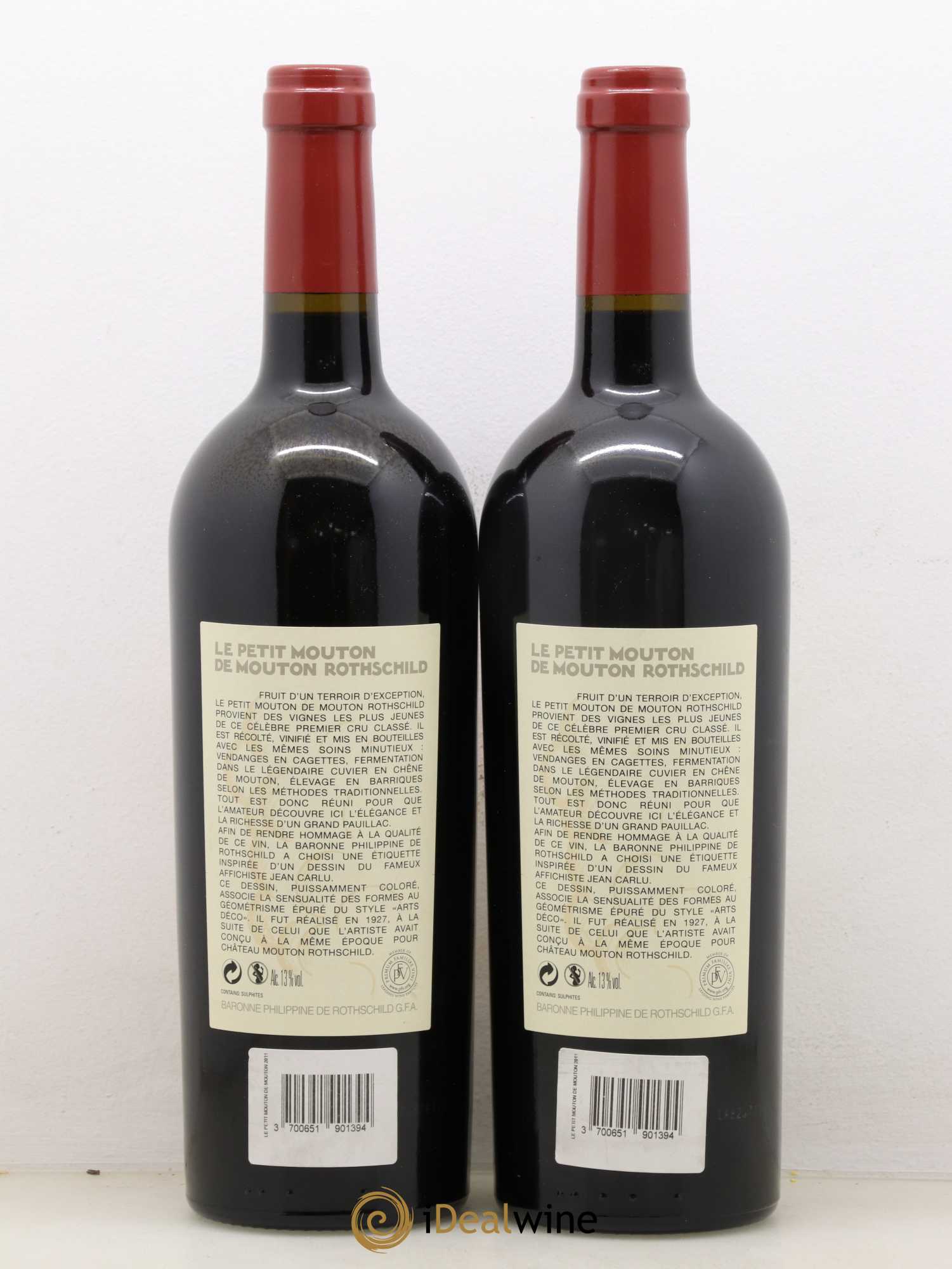 Petit Mouton Second Vin 2011 - Lot de 2 bouteilles - 1