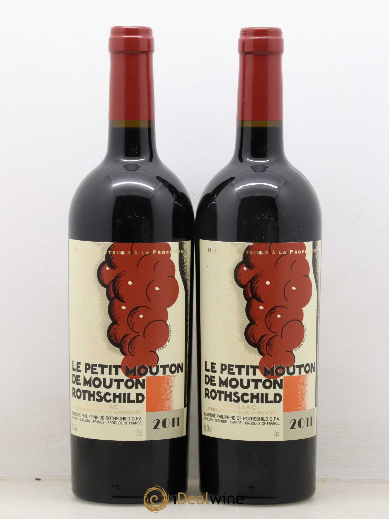 Petit Mouton Second Vin 2011 - Lot de 2 bouteilles - 0