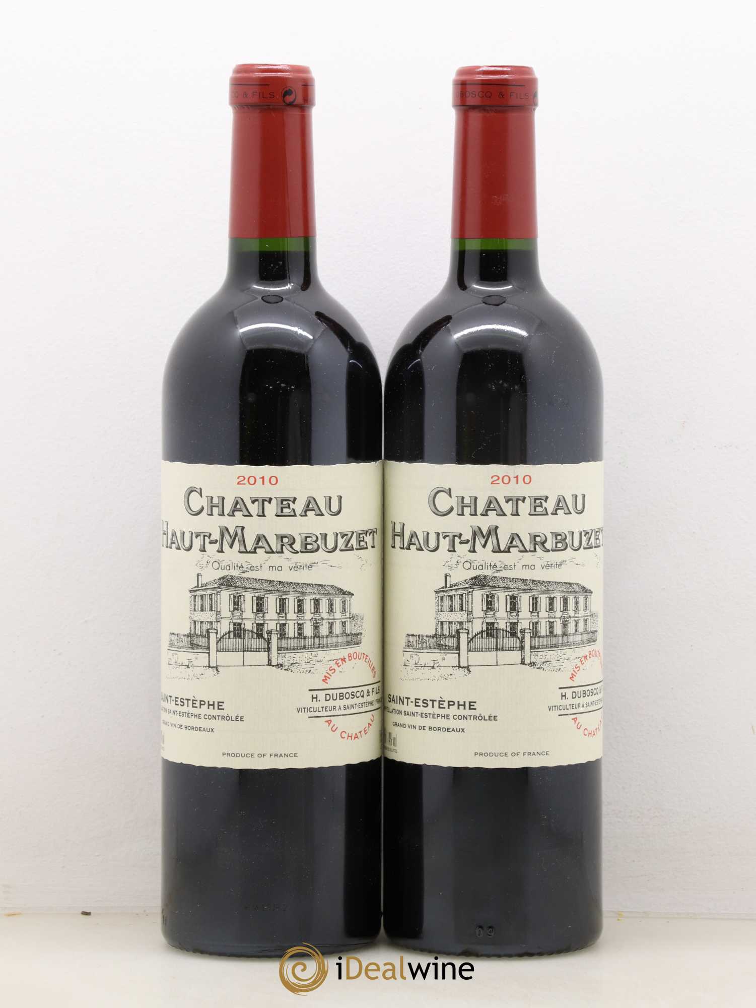 Château Haut Marbuzet 2010 - Lot de 2 bouteilles - 0