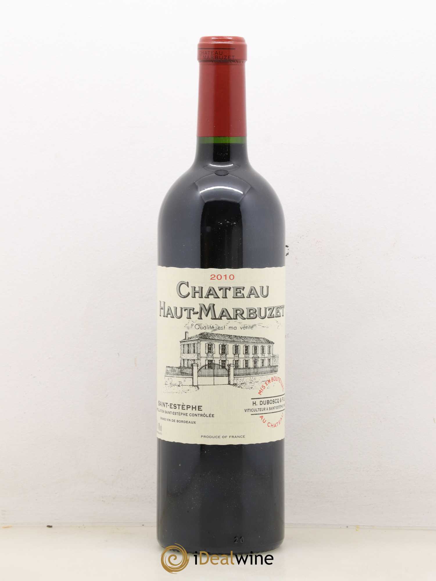 Château Haut Marbuzet 2010 - Lot de 1 bouteille - 0