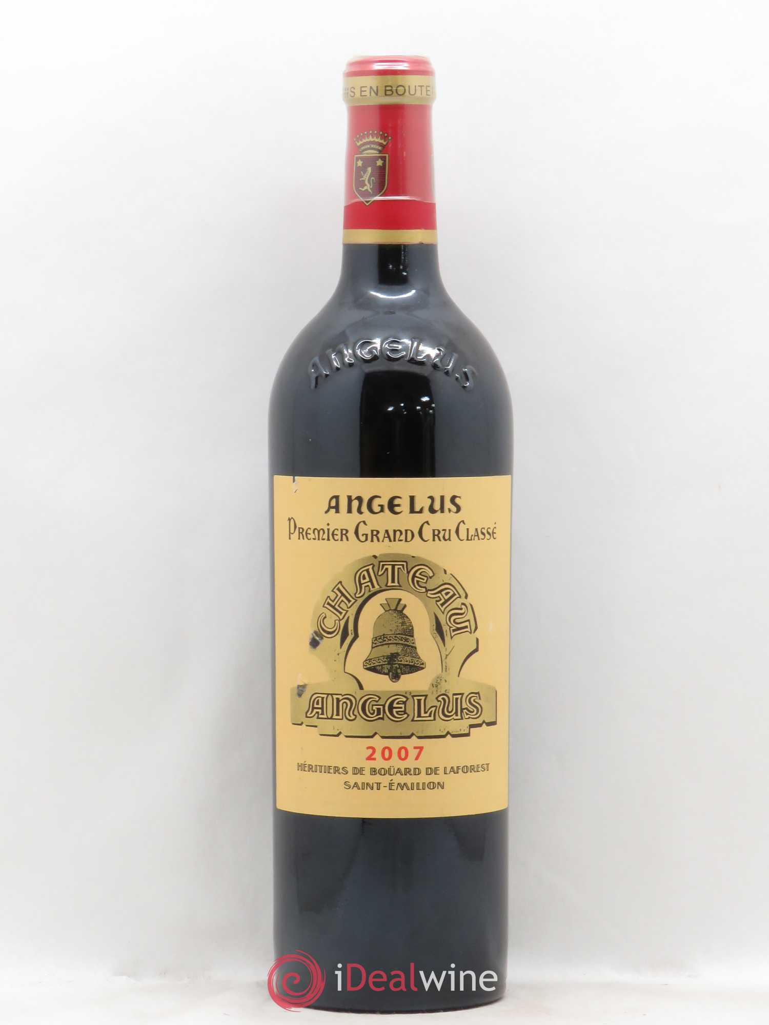 Château Angélus 1er Grand Cru Classé A 2007 - Lot de 1 bouteille - 0