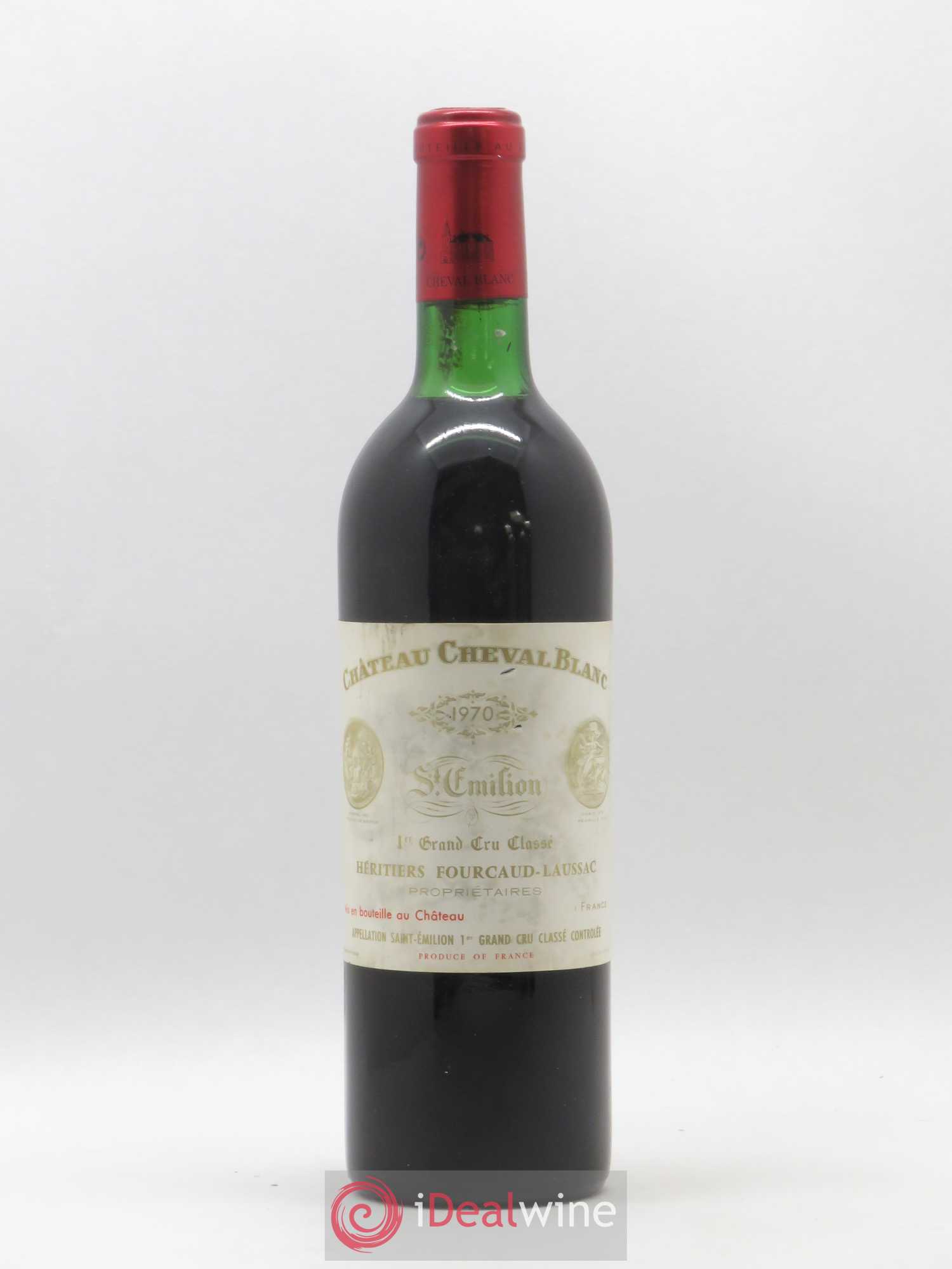 Château Cheval Blanc 1er Grand Cru Classé A 1970 - Lot de 1 bouteille - 0