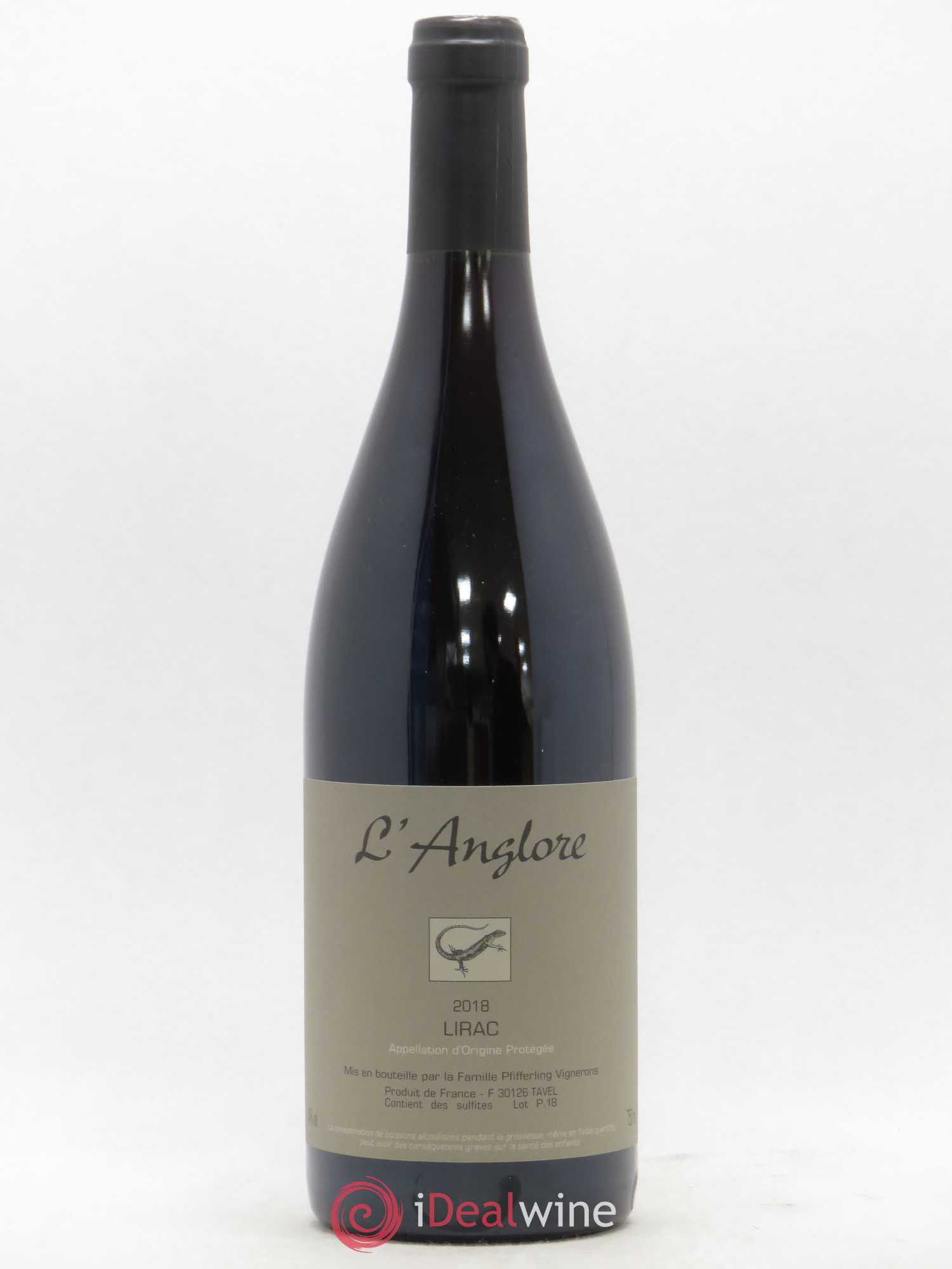 Lirac L'Anglore (sans prix de réserve) 2018 - Lot de 1 bouteille - 0