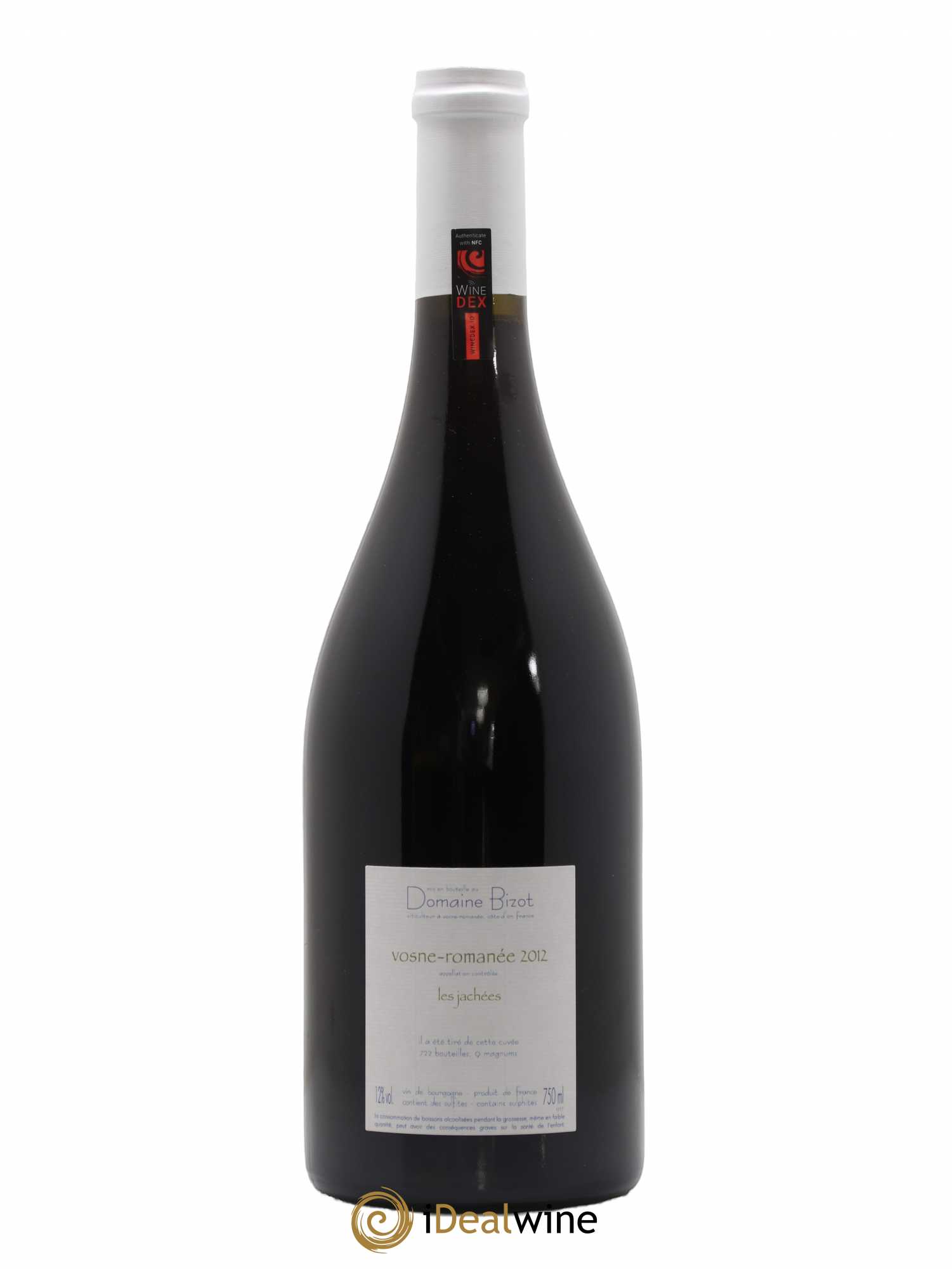 Vosne-Romanée Les Jachées Bizot (Domaine) 2012 - Lot de 1 bouteille - 1