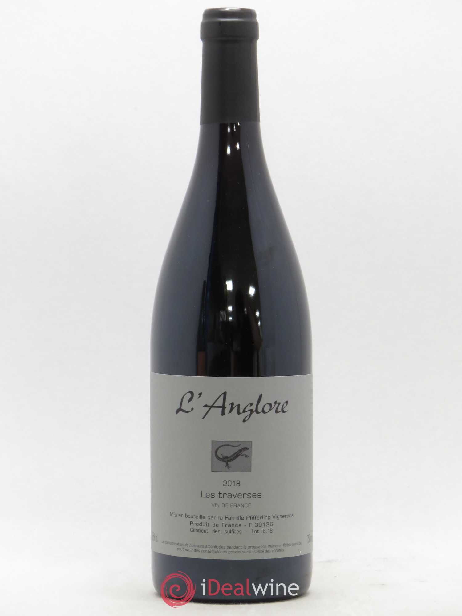 Vin de France Les Traverses L'Anglore (sans prix de réserve) 2018 - Lot de 1 bouteille - 0