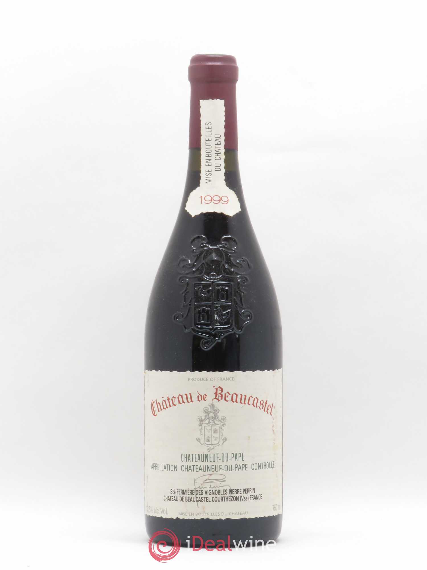 Châteauneuf-du-Pape Château de Beaucastel Famille Perrin 1999 - Lot de 1 bouteille - 0