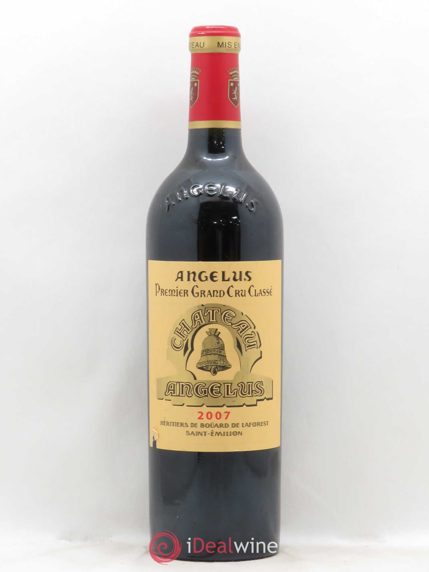 Château Angélus 1er Grand Cru Classé A 2007 - Lot de 1 bouteille - 0