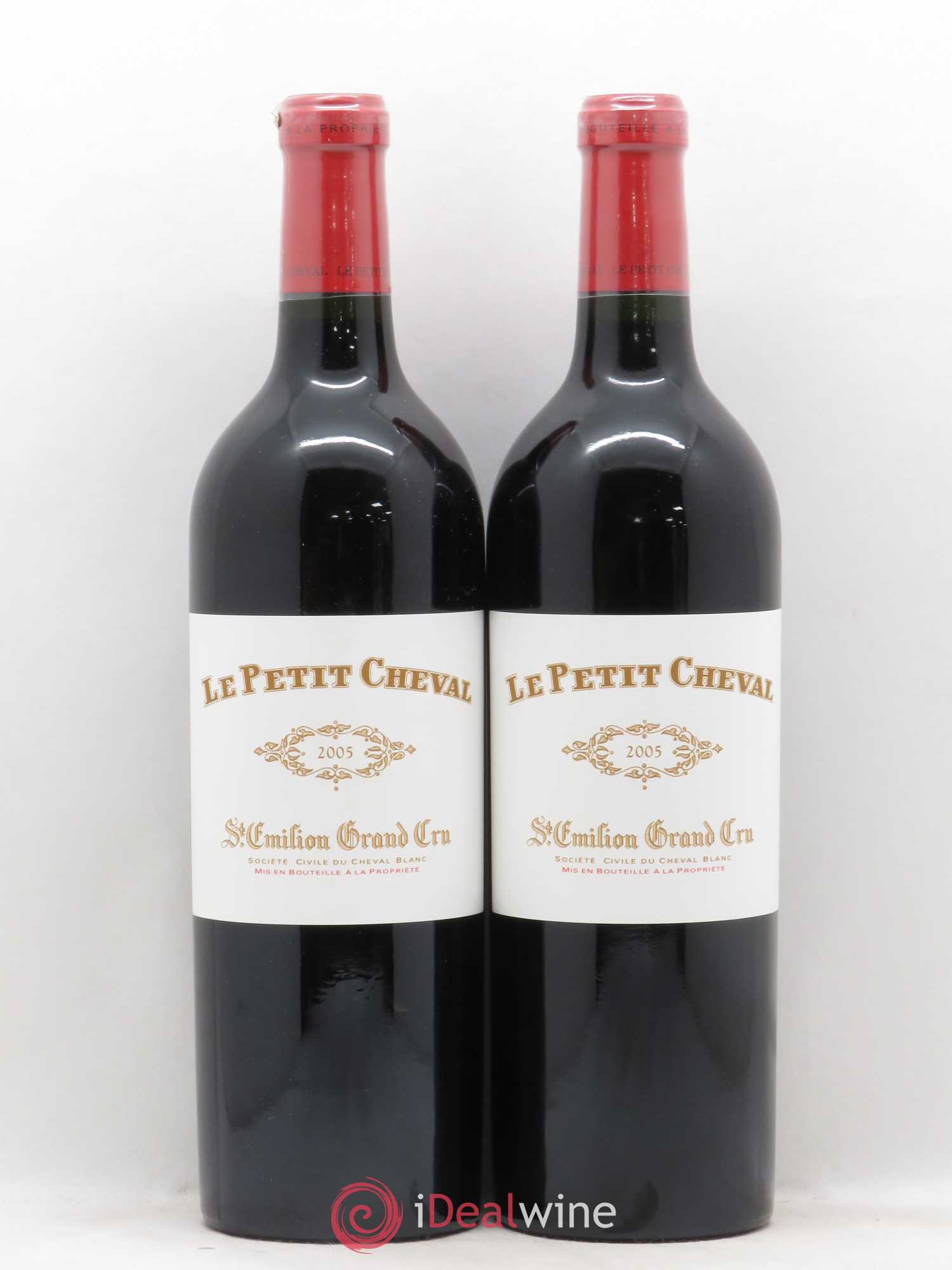 Le Petit Cheval Second Vin 2005 - Lot de 2 bouteilles - 0