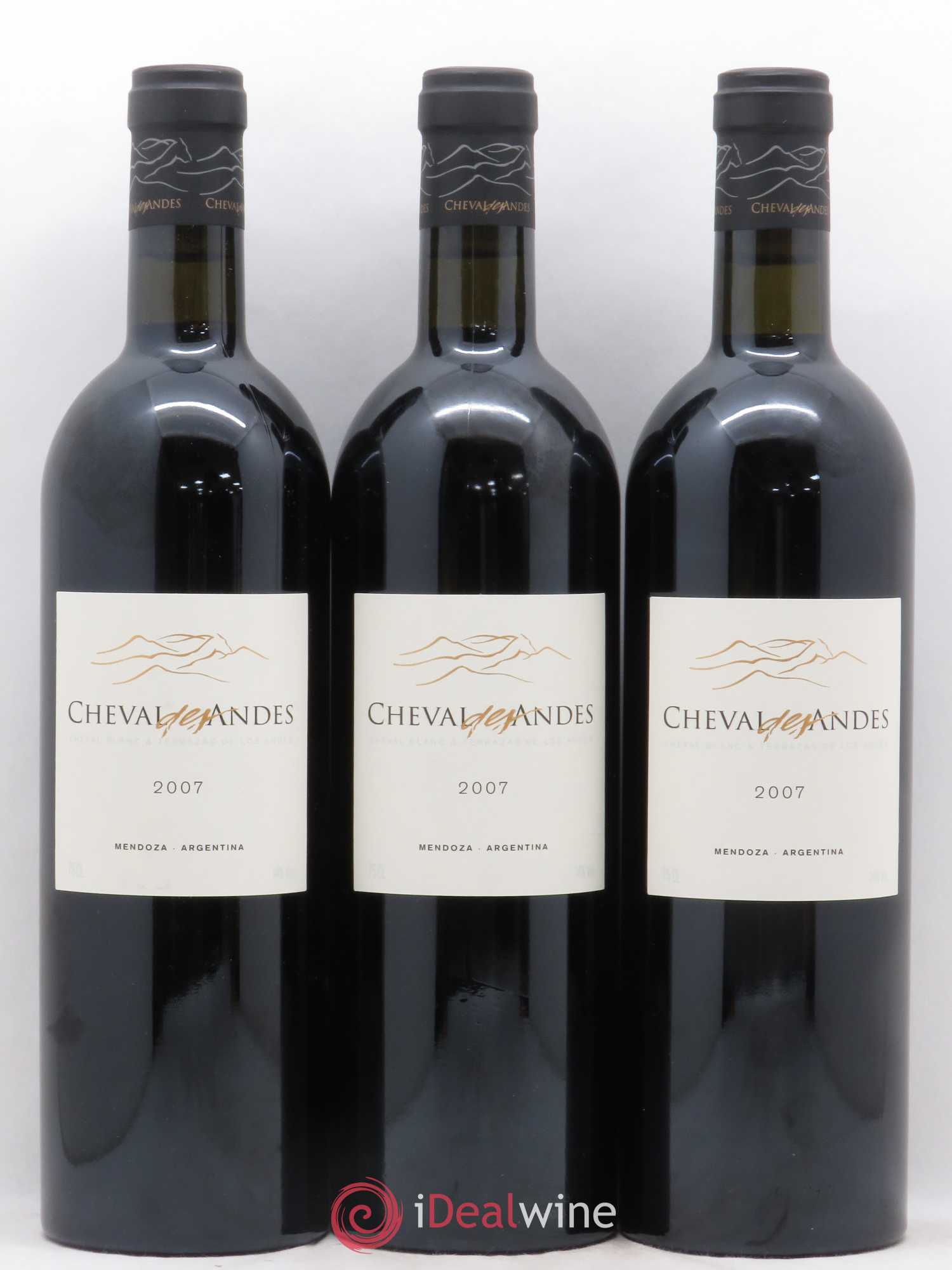 Mendoza Cheval des Andes 2007 - Lot of 6 bottles - 2