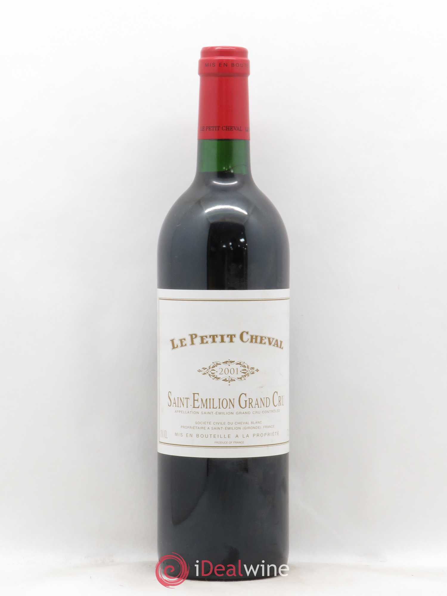 Le Petit Cheval Second Vin 2001 - Lot de 1 bouteille - 0