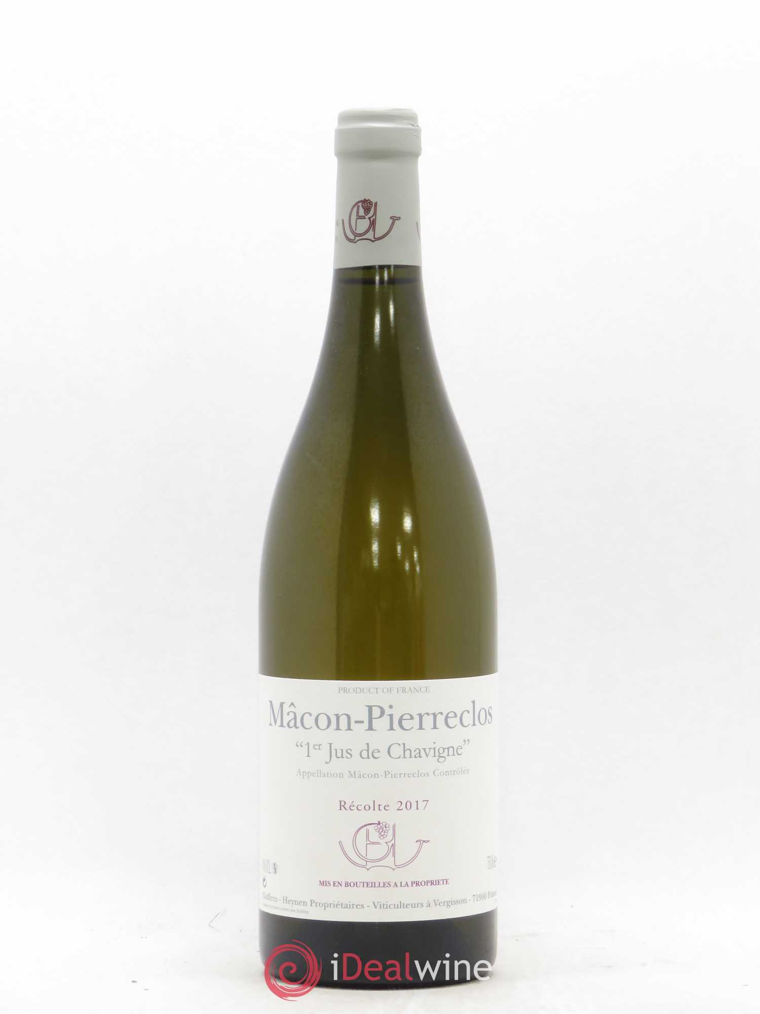 Mâcon Pierreclos 1er Jus de Chavigne Guffens-Heynen 2017 - Lot de 1 bouteille - 0