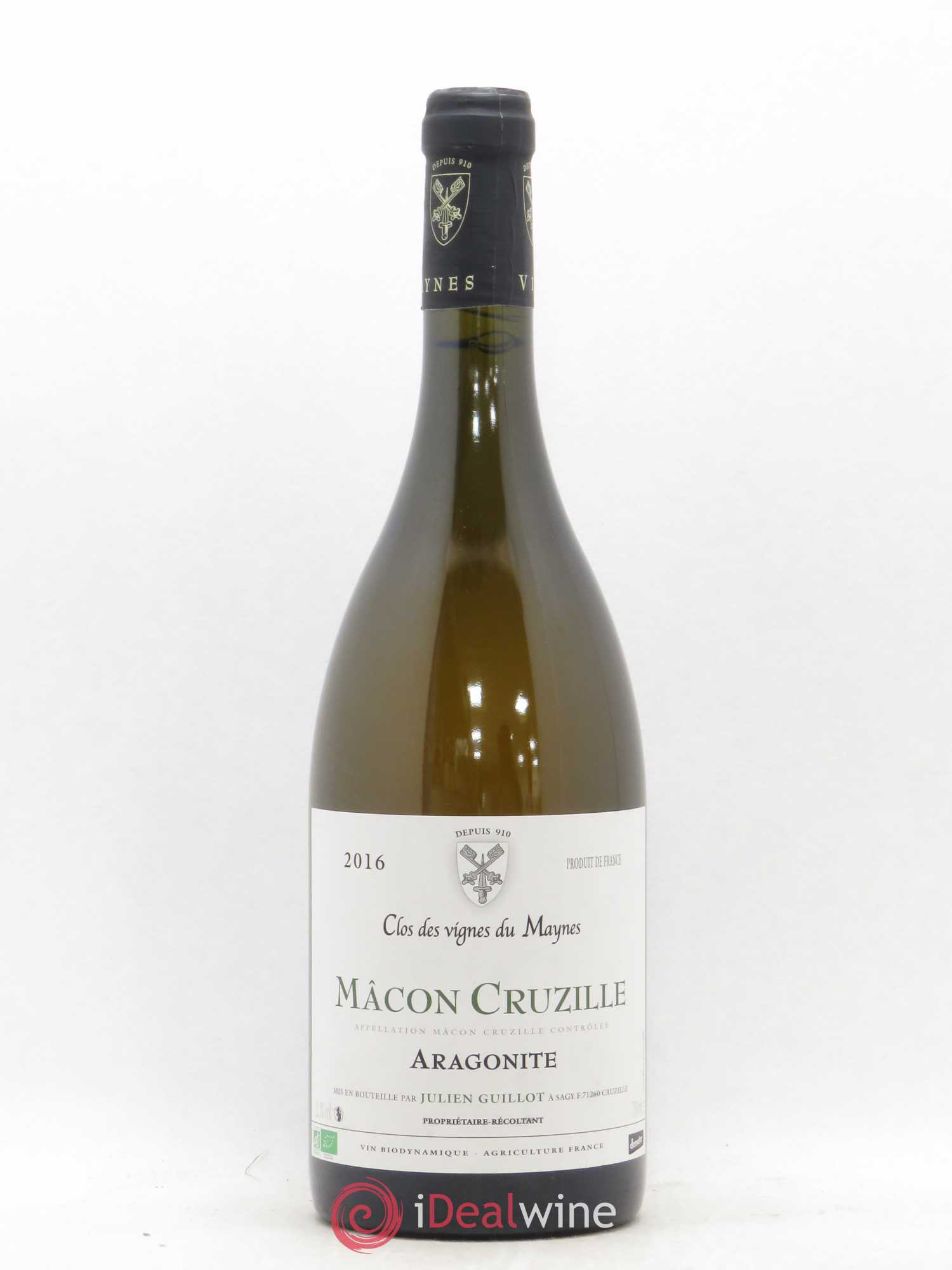 Mâcon-Cruzille Aragonite Les Vignes du Maynes 2016 - Lot de 1 bouteille - 0