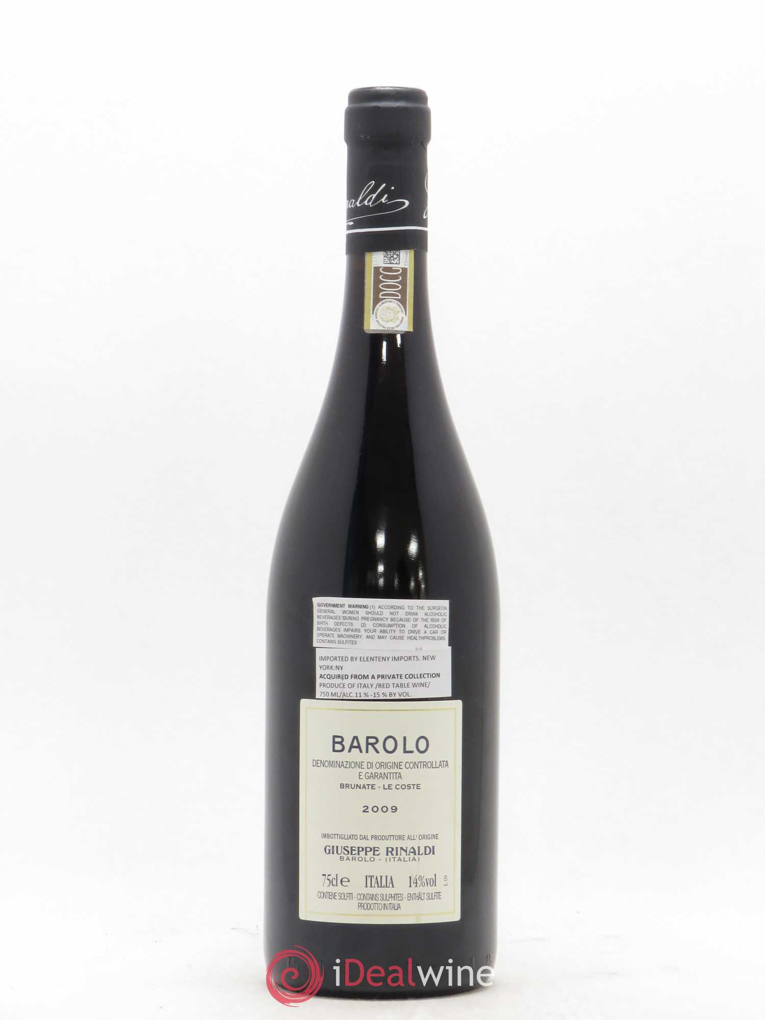 Barolo Giuseppe Rinaldi Brunate-Le Coste 2009 - Posten von 1 Flasche - 1
