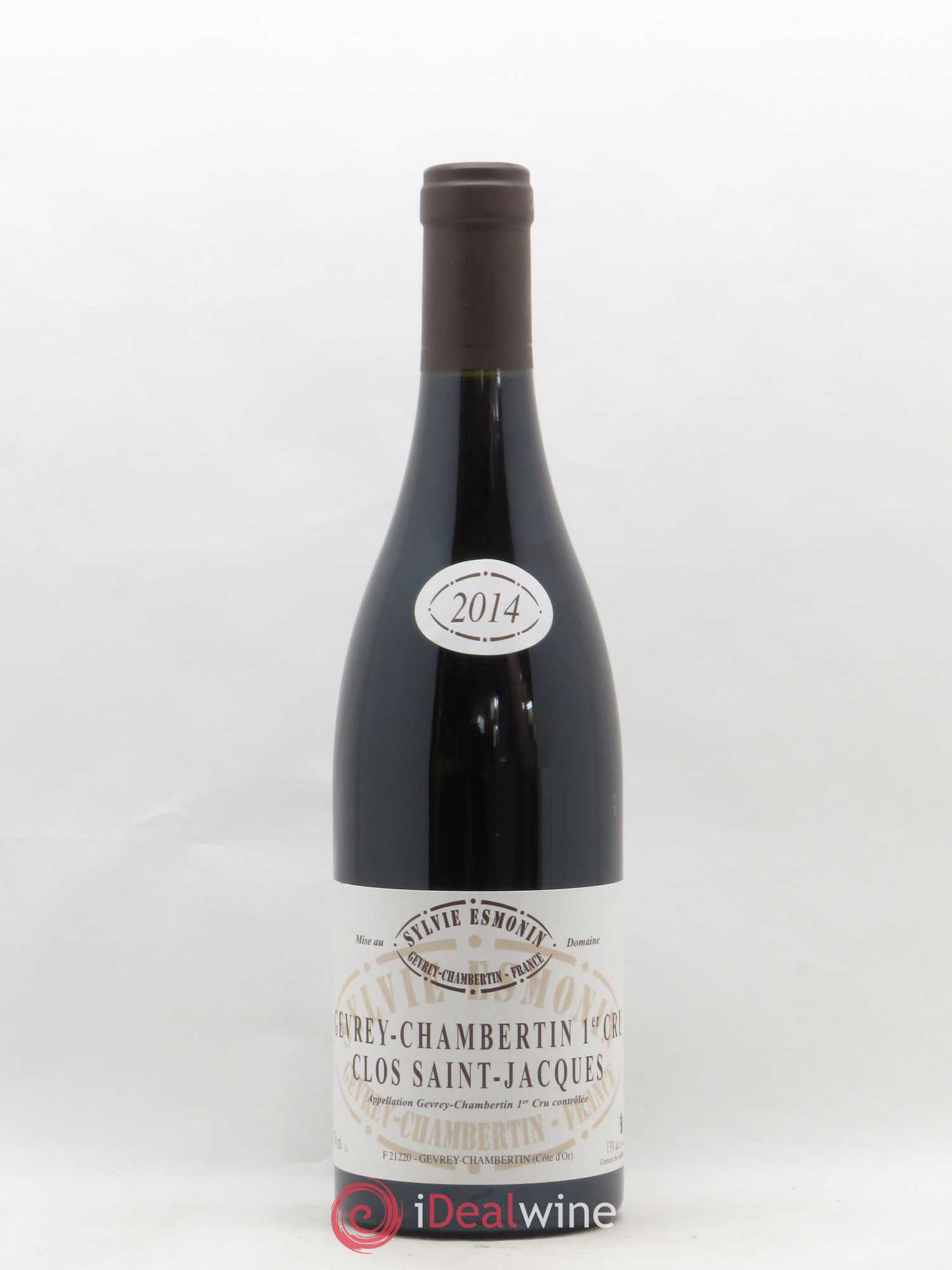 Gevrey-Chambertin 1er Cru Clos Saint Jacques Sylvie Esmonin 2014 - Posten von 1 Flasche - 0