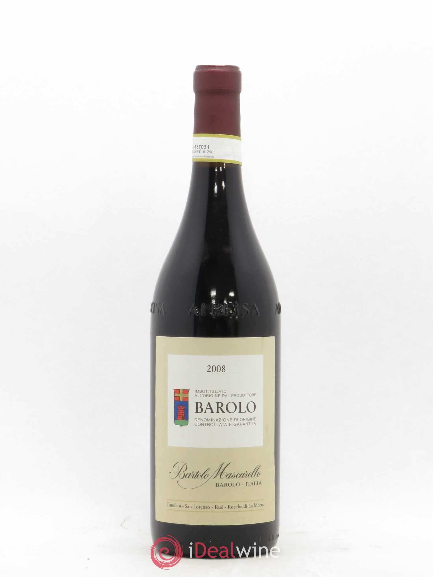 Barolo DOCG Bartolo Mascarello 2008 - Lot de 1 bouteille - 0