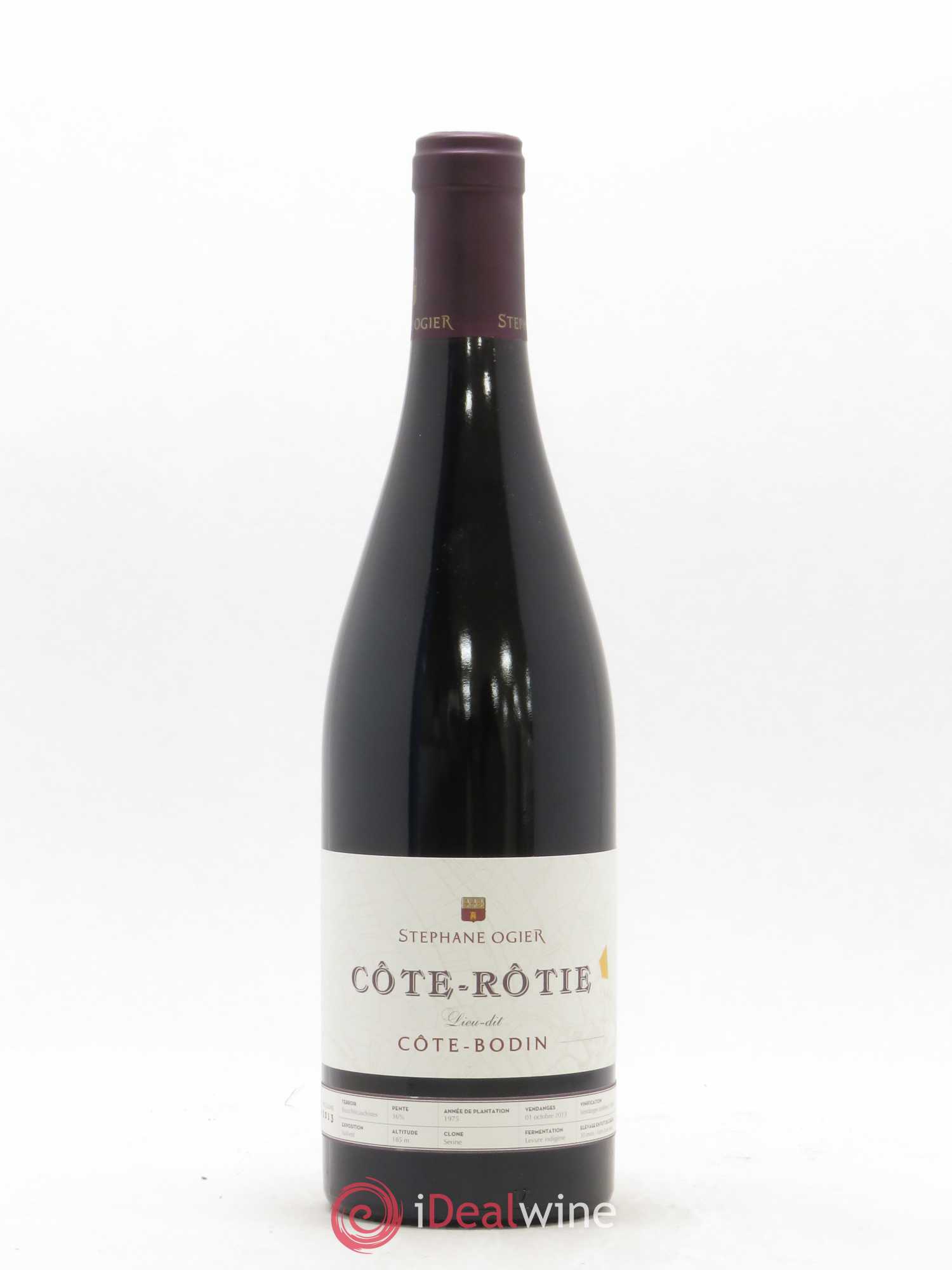 Côte-Rôtie Stephane Ogier Lieu-dit Côte-Bodin 2013 - Posten von 1 Flasche - 0