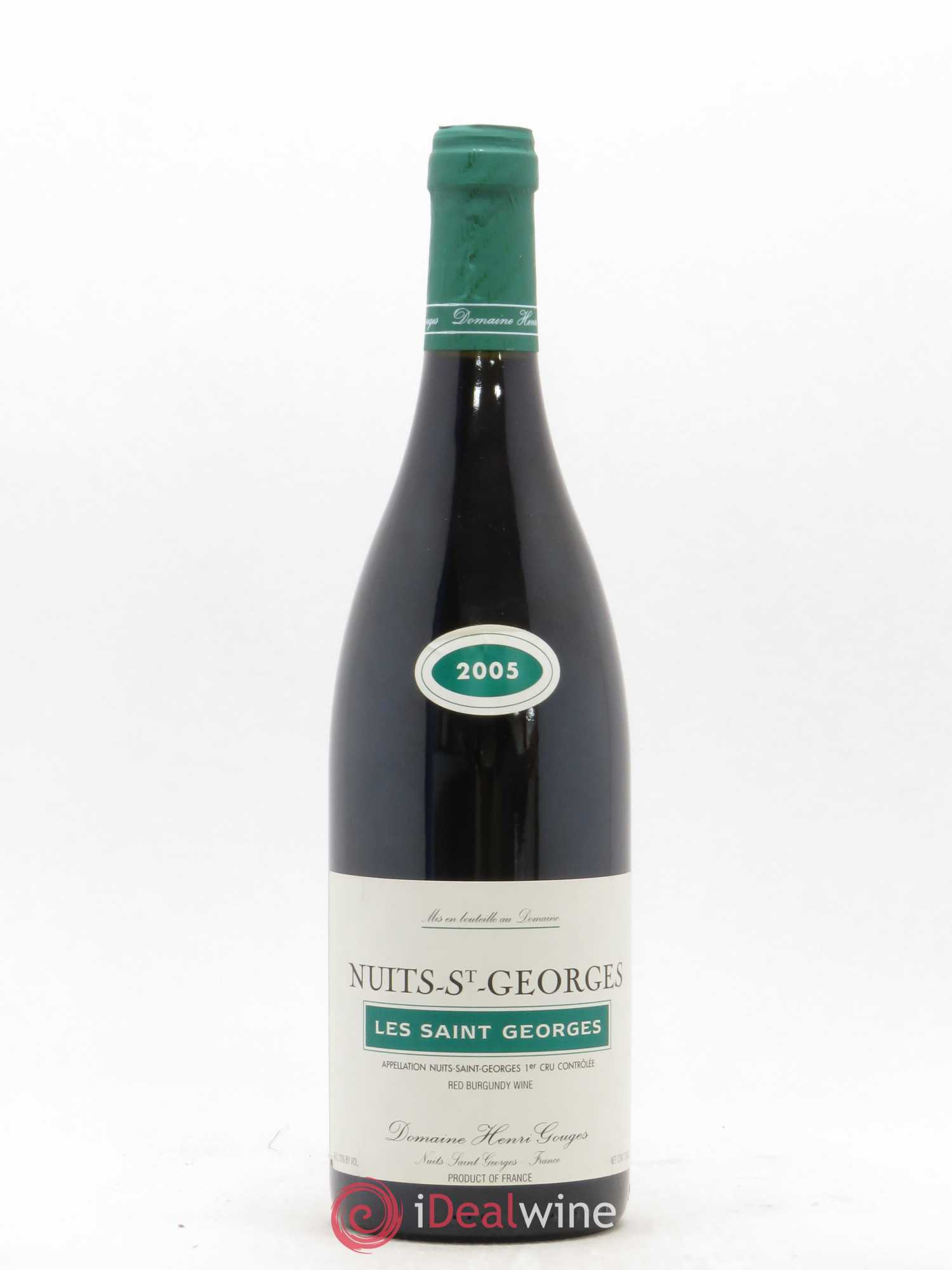 Nuits-Saint-Georges 1er Cru Les Saints Georges Henri Gouges 2005 - Lot de 1 bouteille - 0