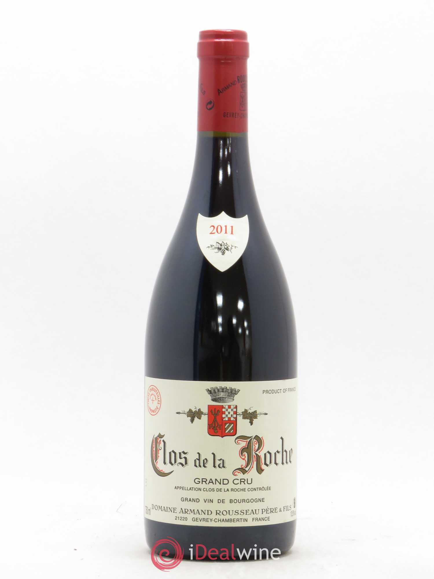Clos de la Roche Grand Cru Armand Rousseau (Domaine) 2011 - Lot de 1 bouteille - 0