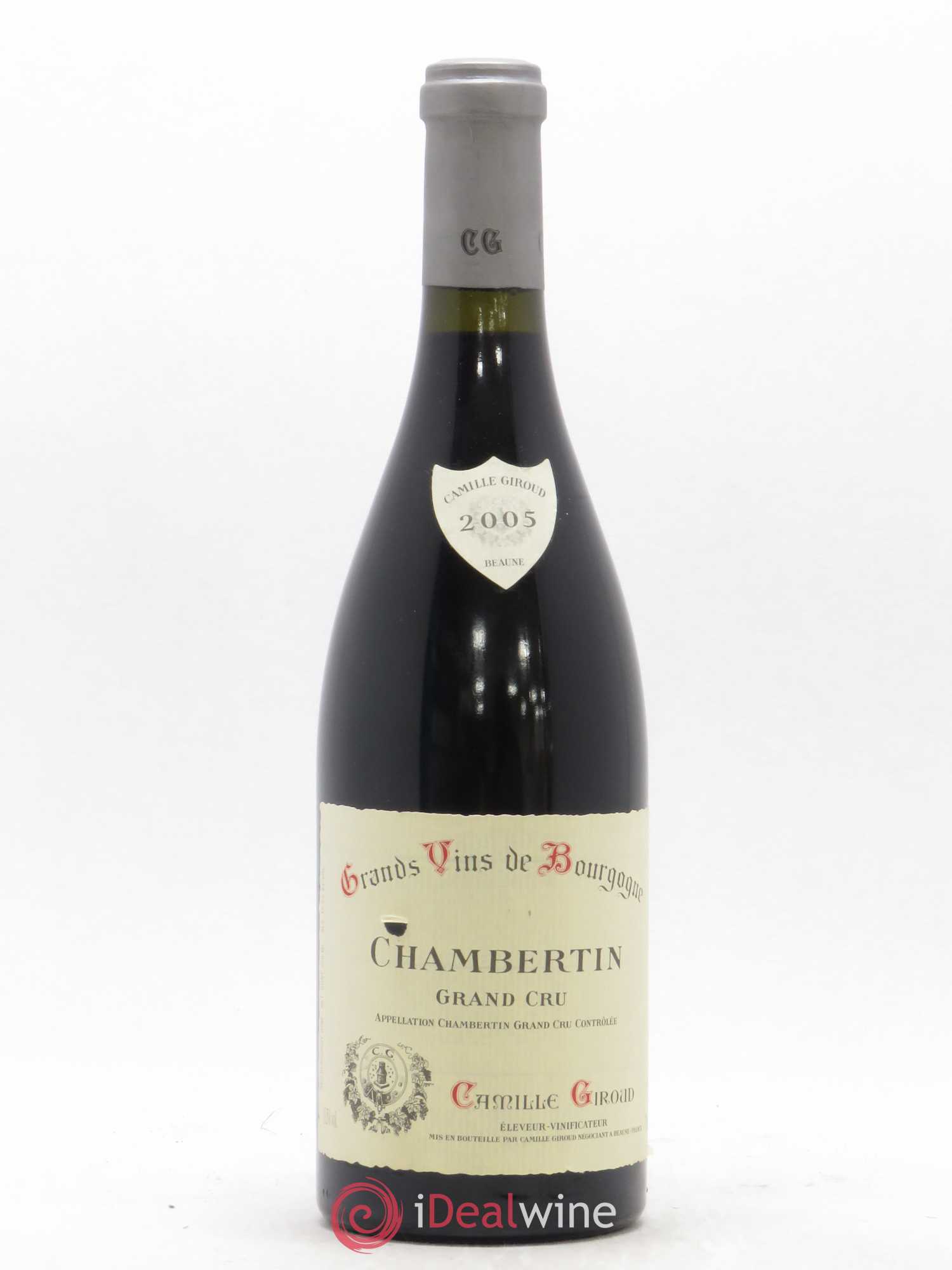 Chambertin Grand Cru Camille Giroud (Domaine) 2005 - Lot de 1 bouteille - 0