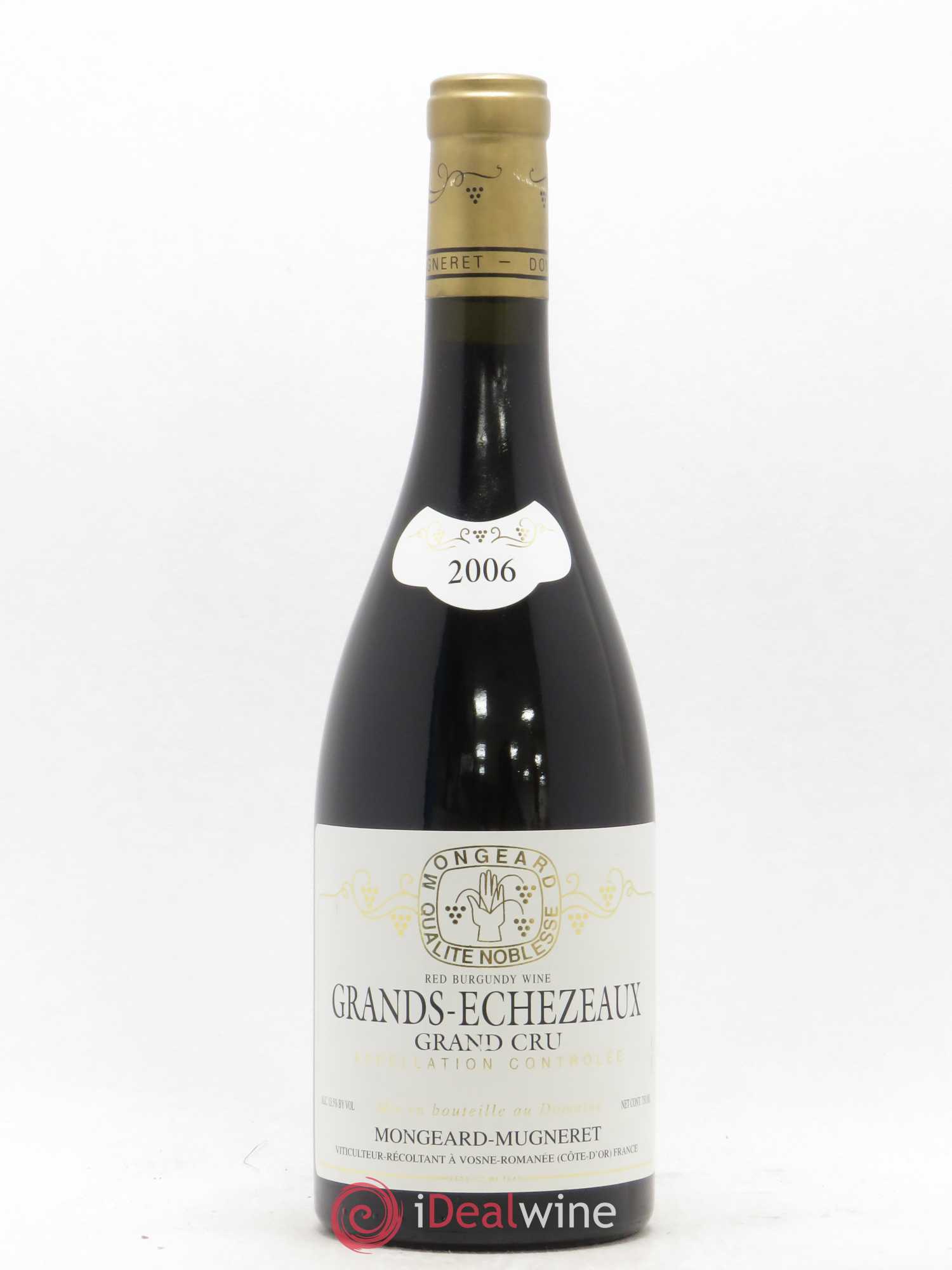 Grands-Echezeaux Grand Cru Mongeard-Mugneret (Domaine) 2006 - Lot de 1 bouteille - 0