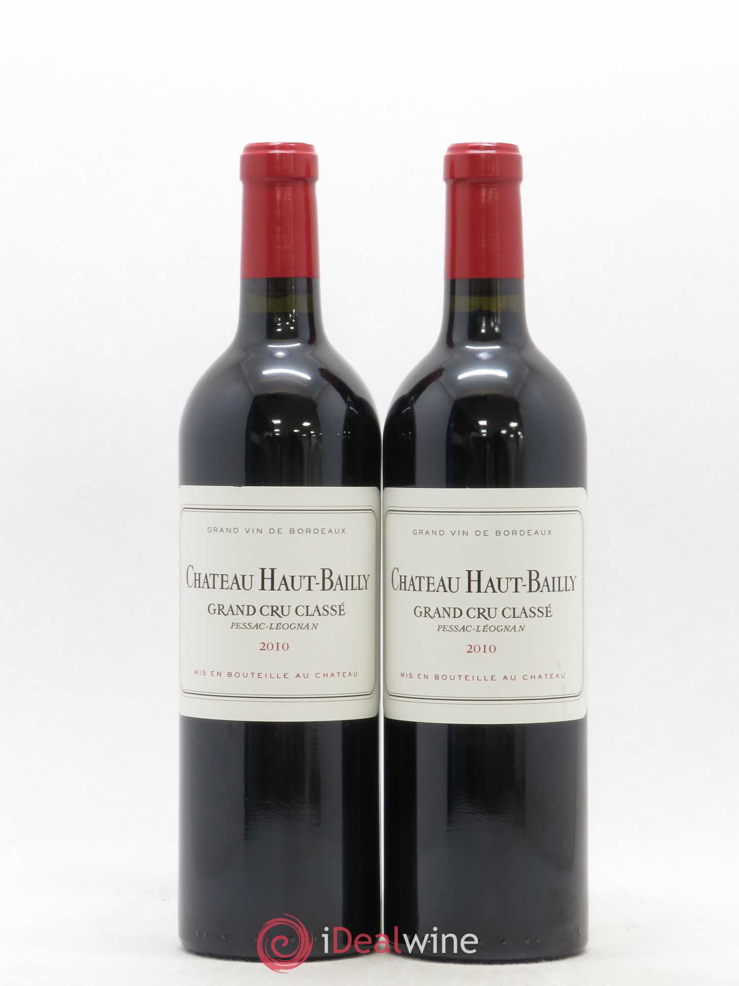 Château Haut-Bailly Cru Classé de Graves 2010 - Lot de 2 bouteilles - 0