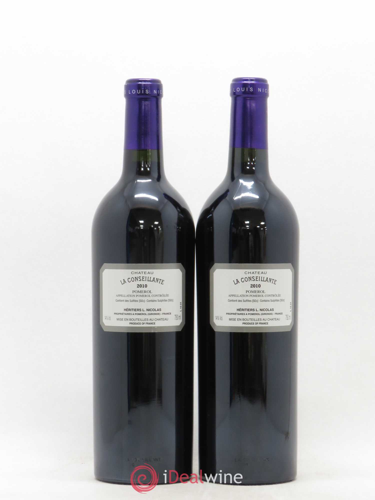 Château la Conseillante 2010 - Lot de 2 bouteilles - 1