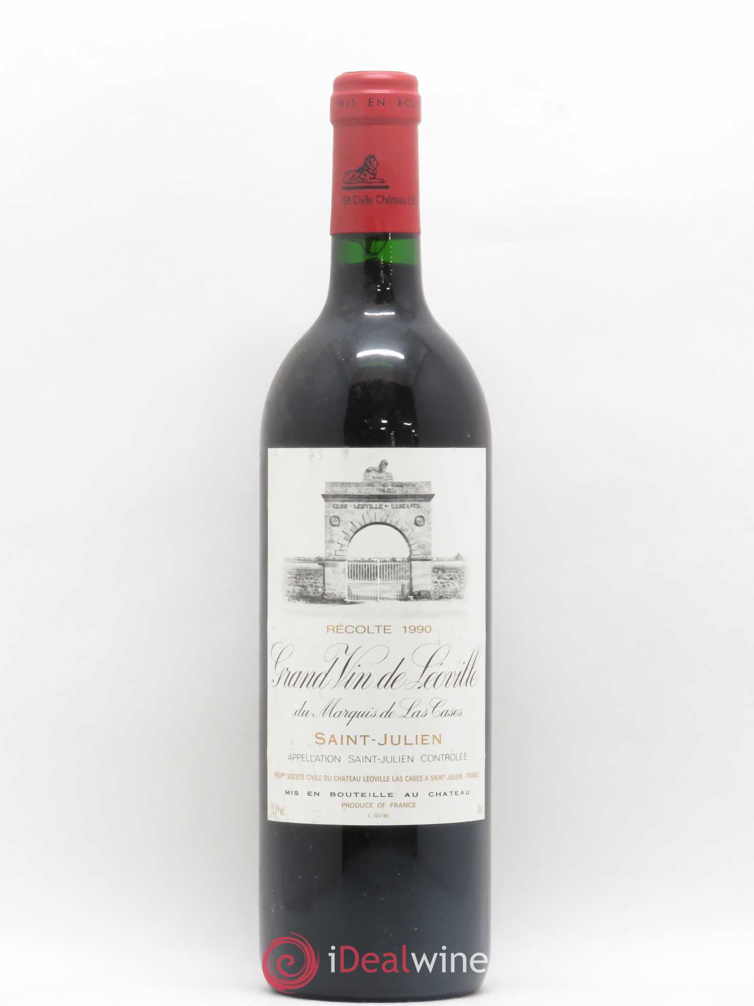 Château Léoville Las Cases 2ème Grand Cru Classé 1990 - Lot de 1 bouteille - 0