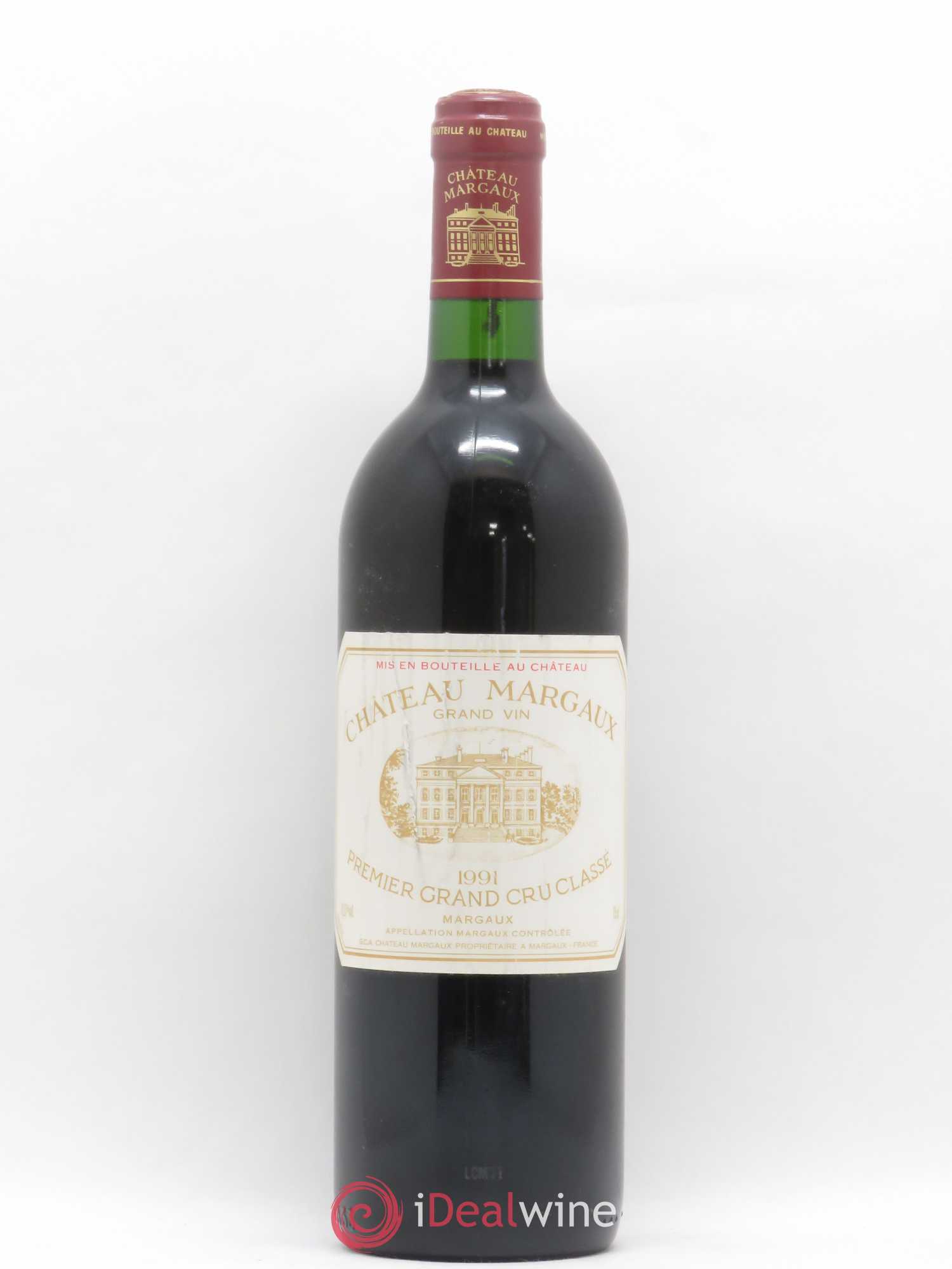 Château Margaux 1er Grand Cru Classé 1991 - Lot de 1 bouteille - 0