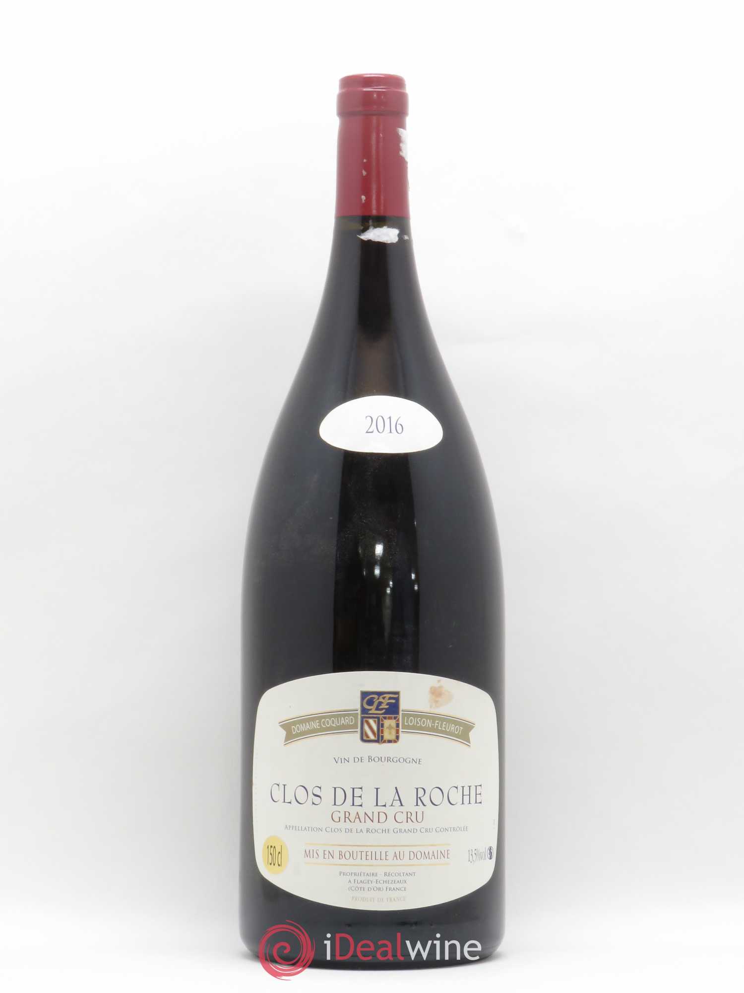 Clos de la Roche Grand Cru Coquard Loison Fleurot 2016 - Lot de 1 magnum - 0