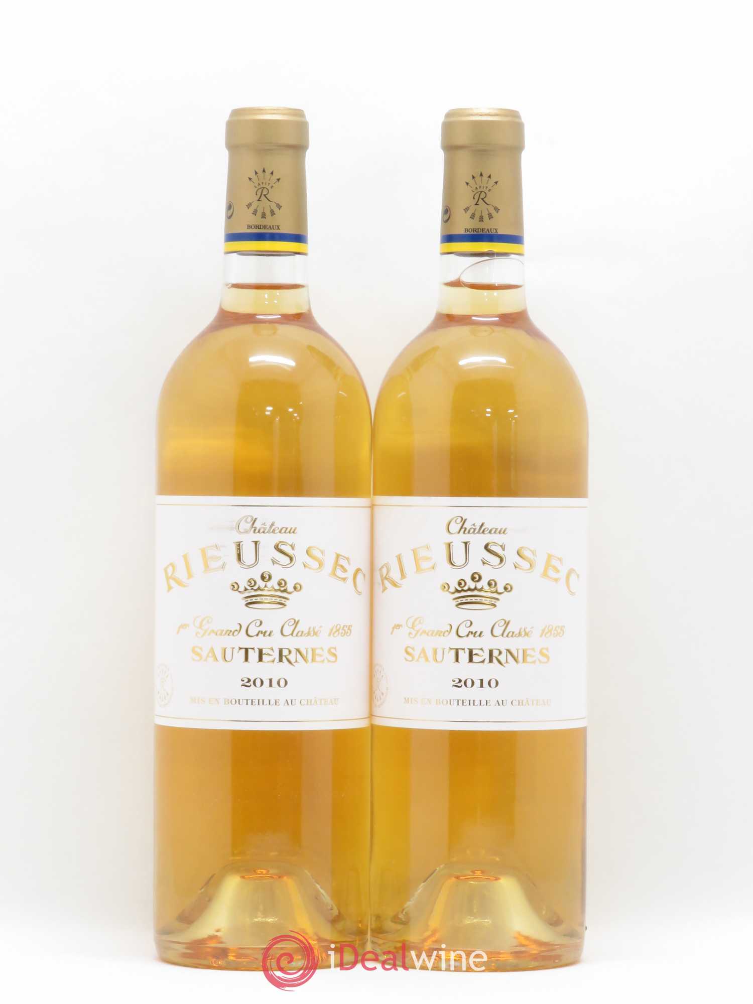 Château Rieussec 1er Grand Cru Classé 2010 - Lotto di 2 bottiglie - 0