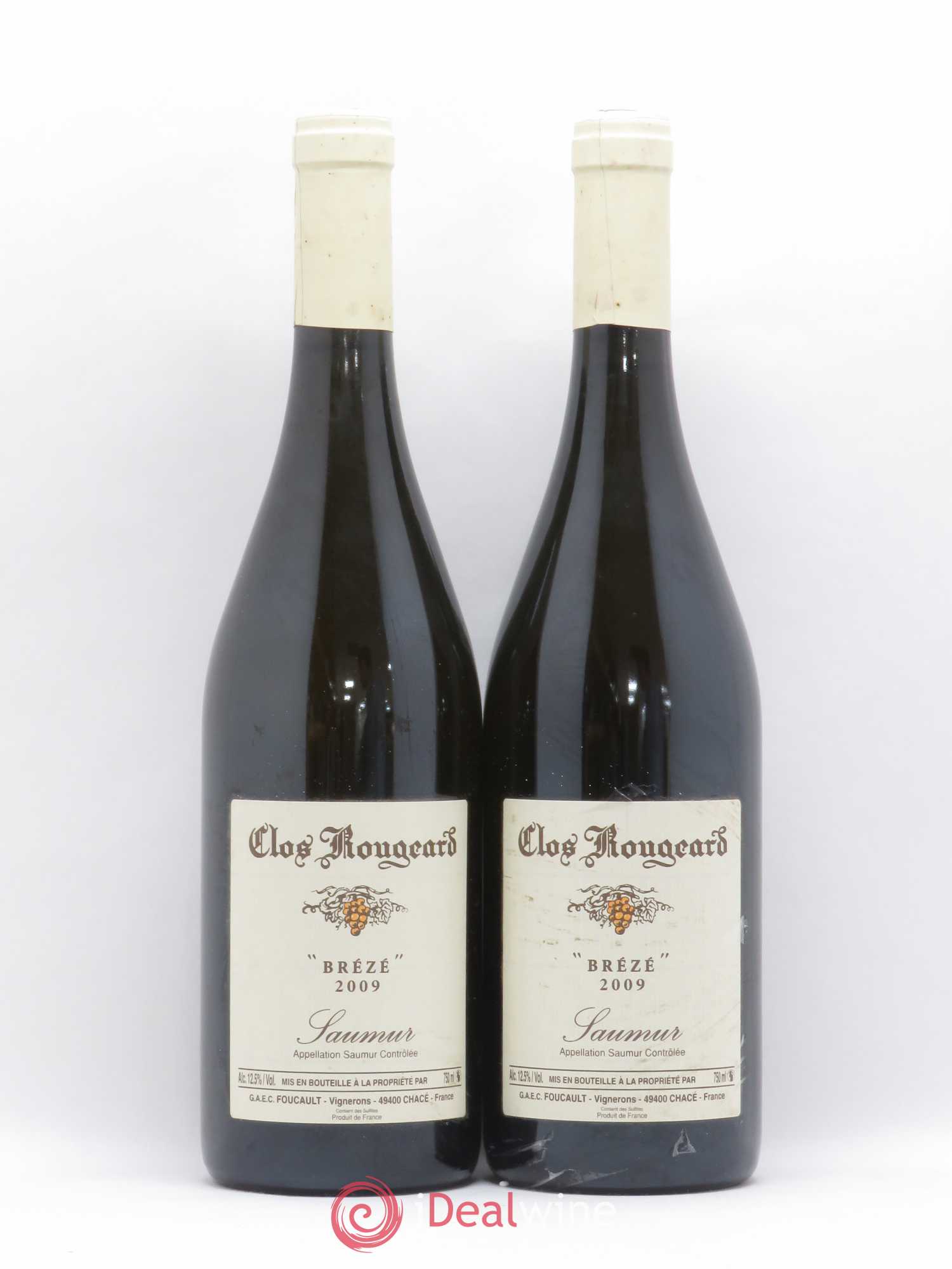 Saumur Brézé Clos Rougeard 2009 - Lot de 2 bouteilles - 0