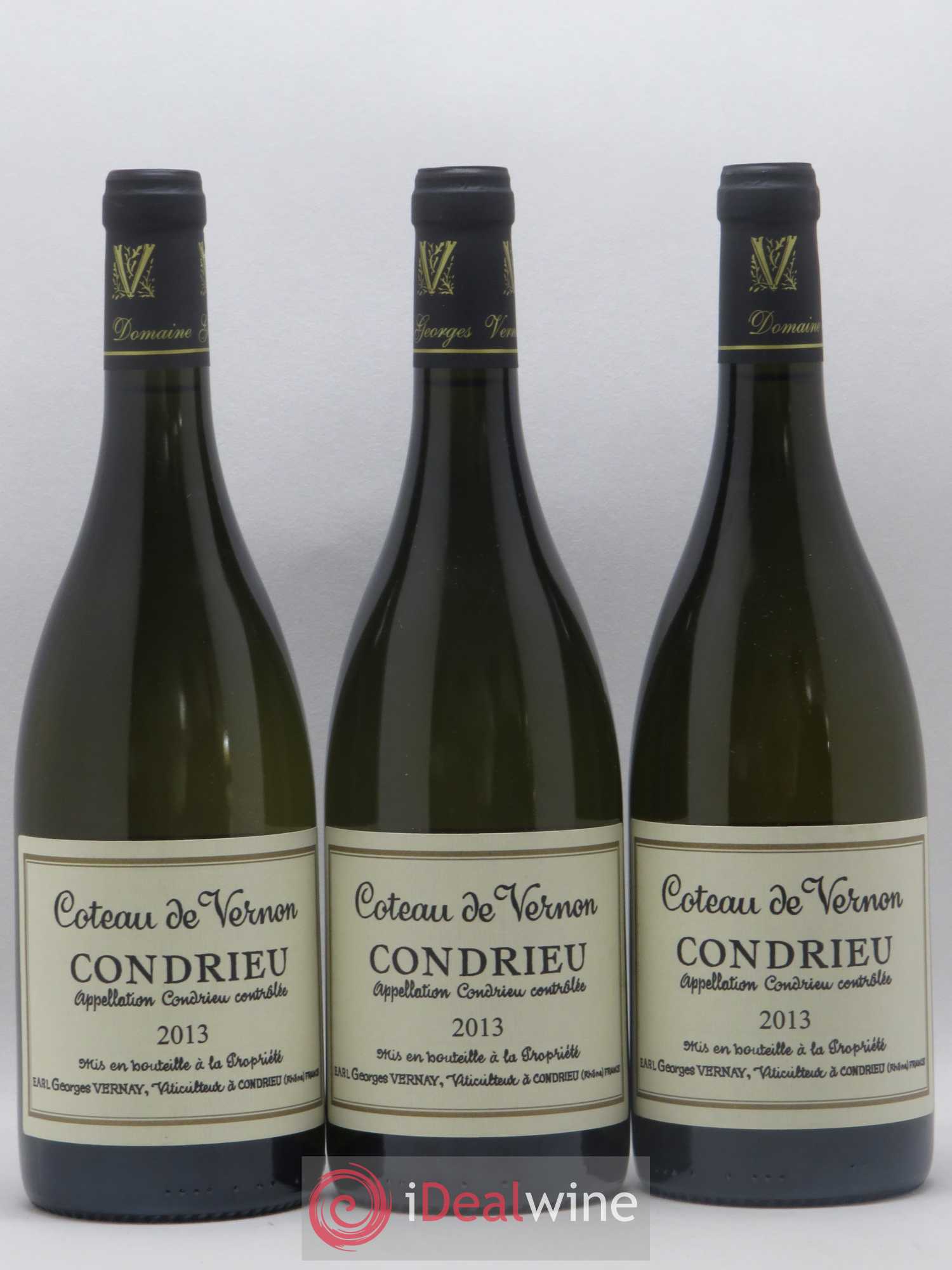 Condrieu Coteau de Vernon Georges Vernay 2013 - Lot de 3 bouteilles - 0