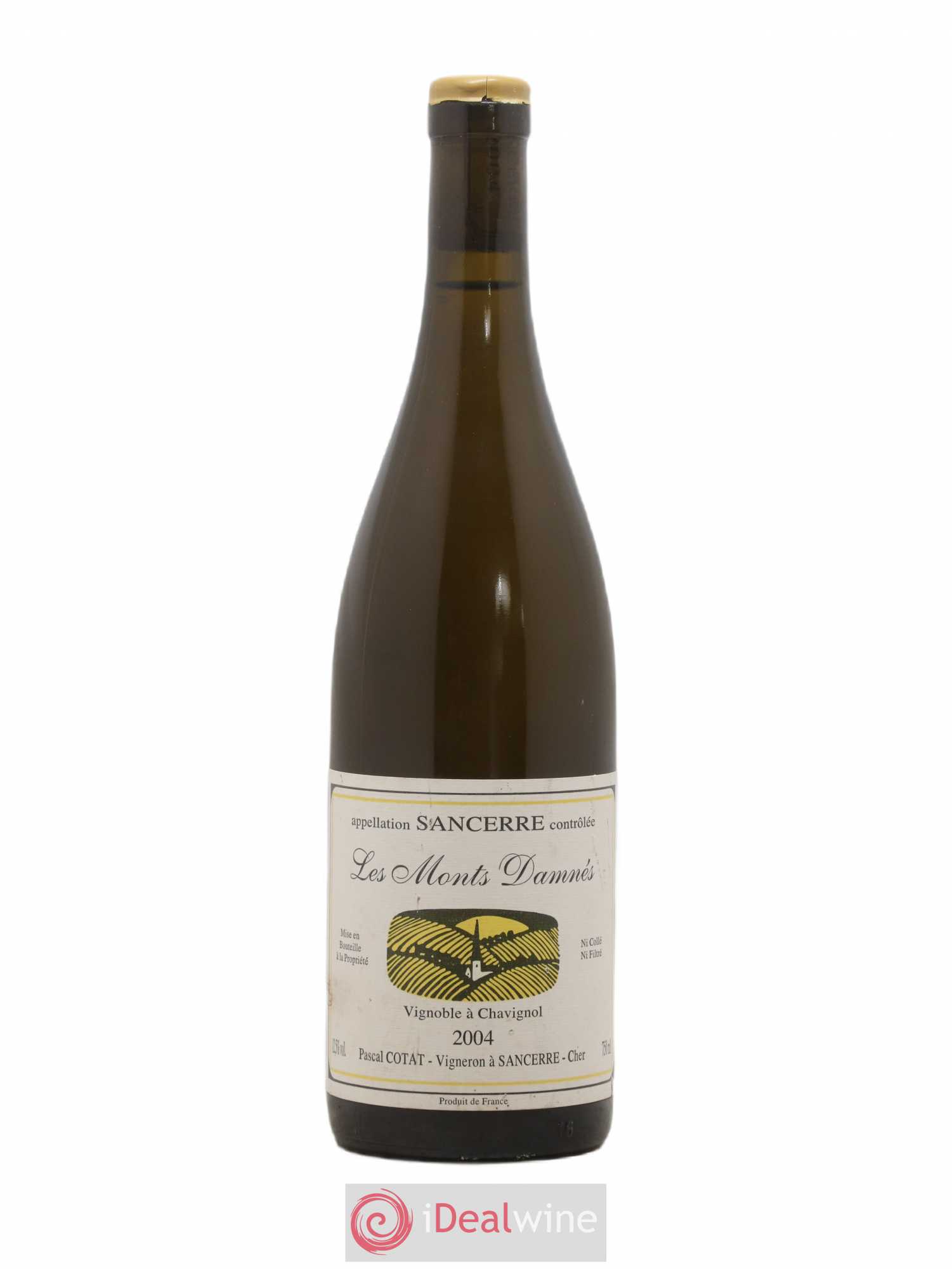 Sancerre Les Monts Damnés Pascal Cotat 2004 - Lot de 1 bouteille - 0