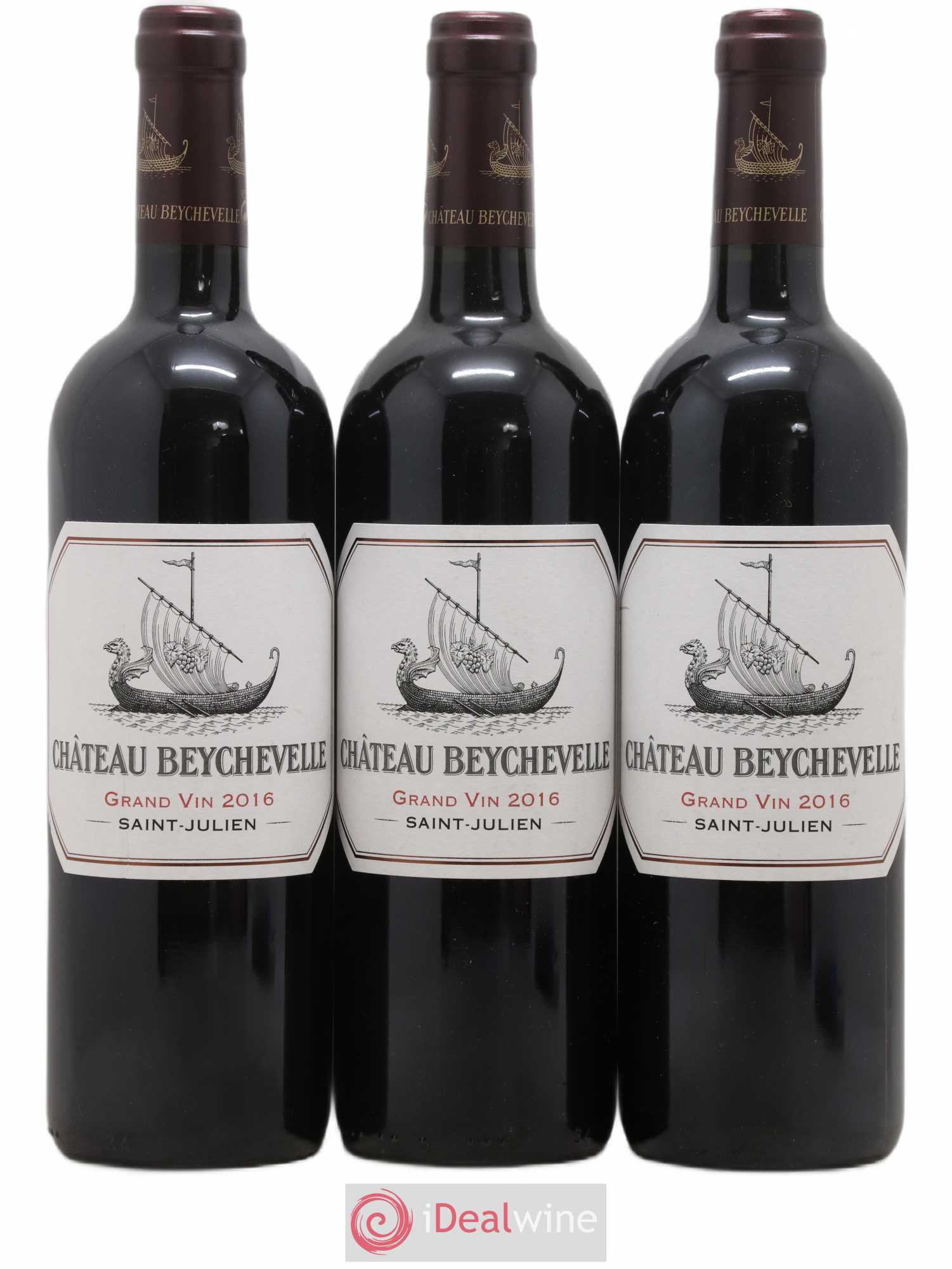 Château Beychevelle 4ème Grand Cru Classé 2016 - Lot de 3 bouteilles - 0