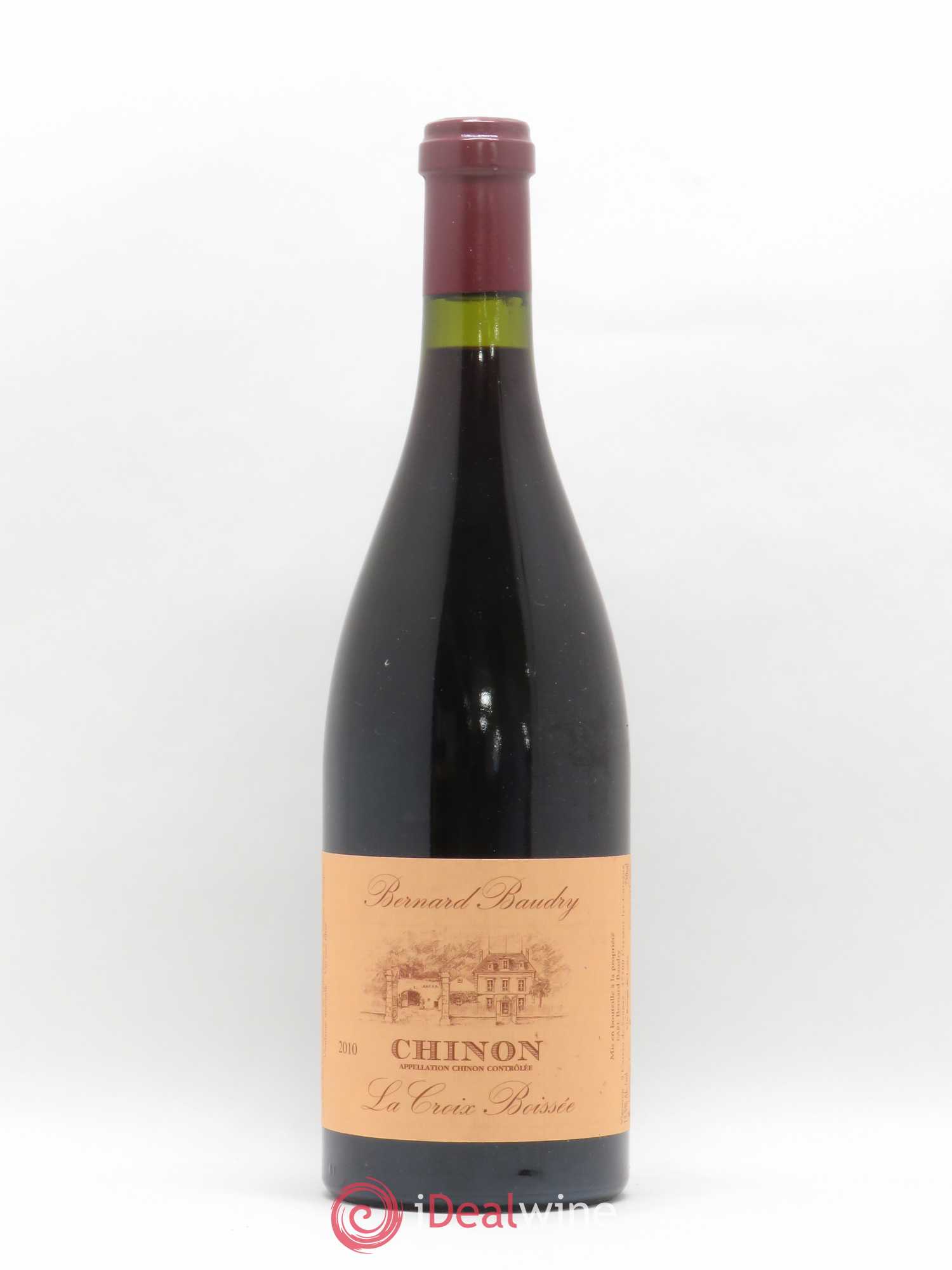 Chinon La Croix Boissée Bernard Baudry 2010 - Lot de 1 bouteille - 0