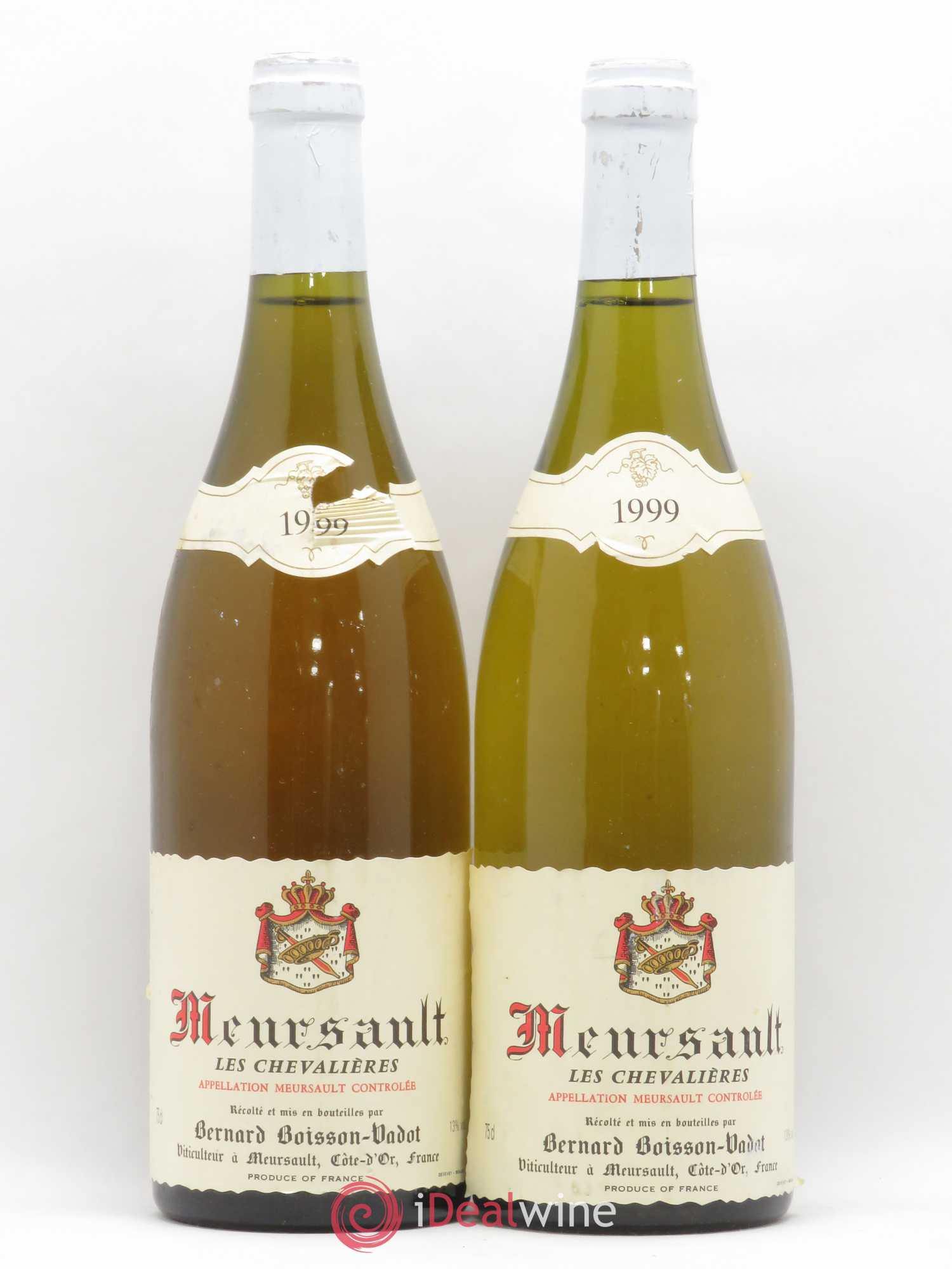 Meursault Les Chevalières Boisson-Vadot (Domaine) 1999 - Lot de 2 bouteilles - 0