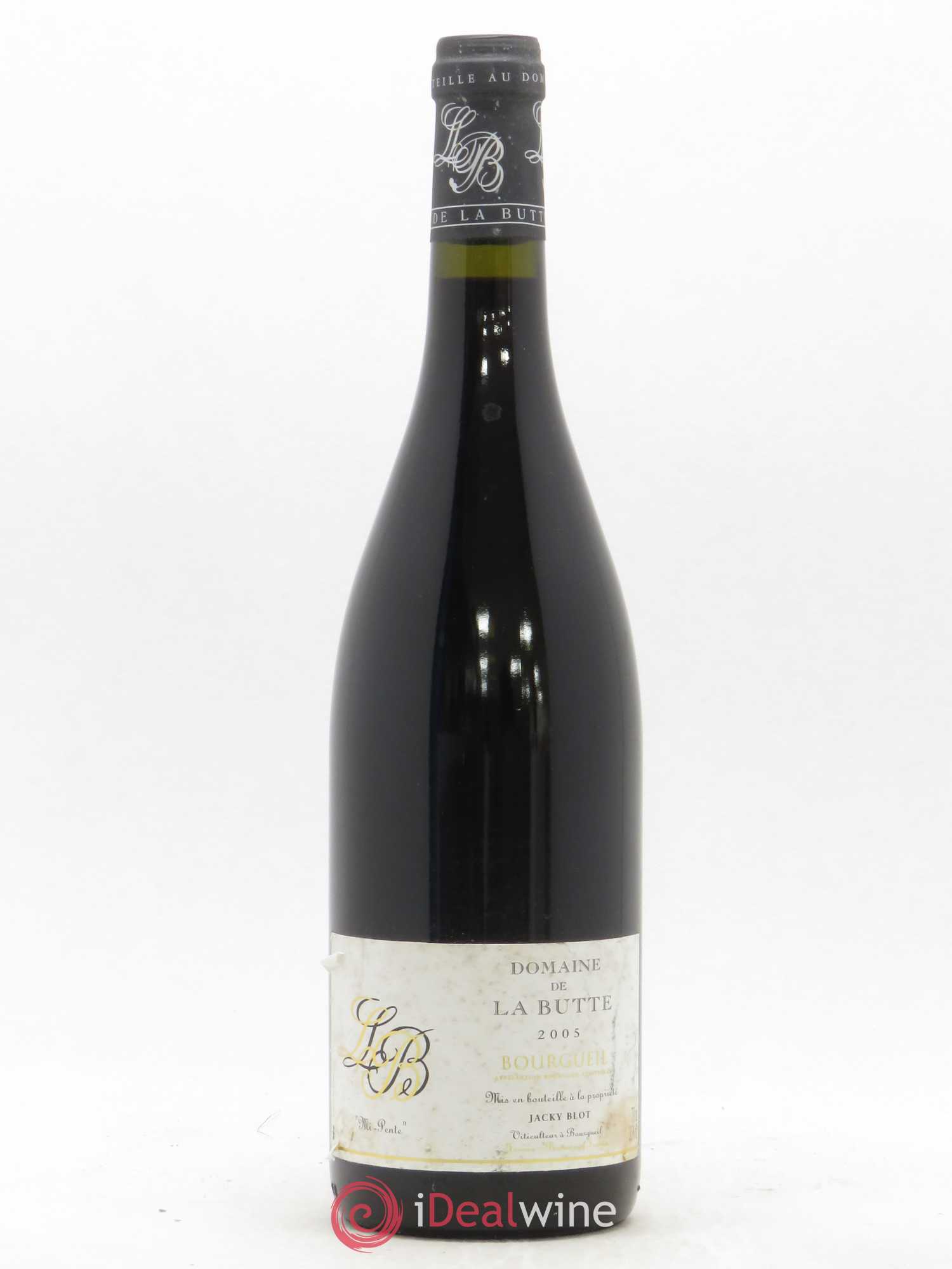 Bourgueil Mi-Pente Domaine de La Butte - Jacky Blot 2005 - Lot de 1 bouteille - 0