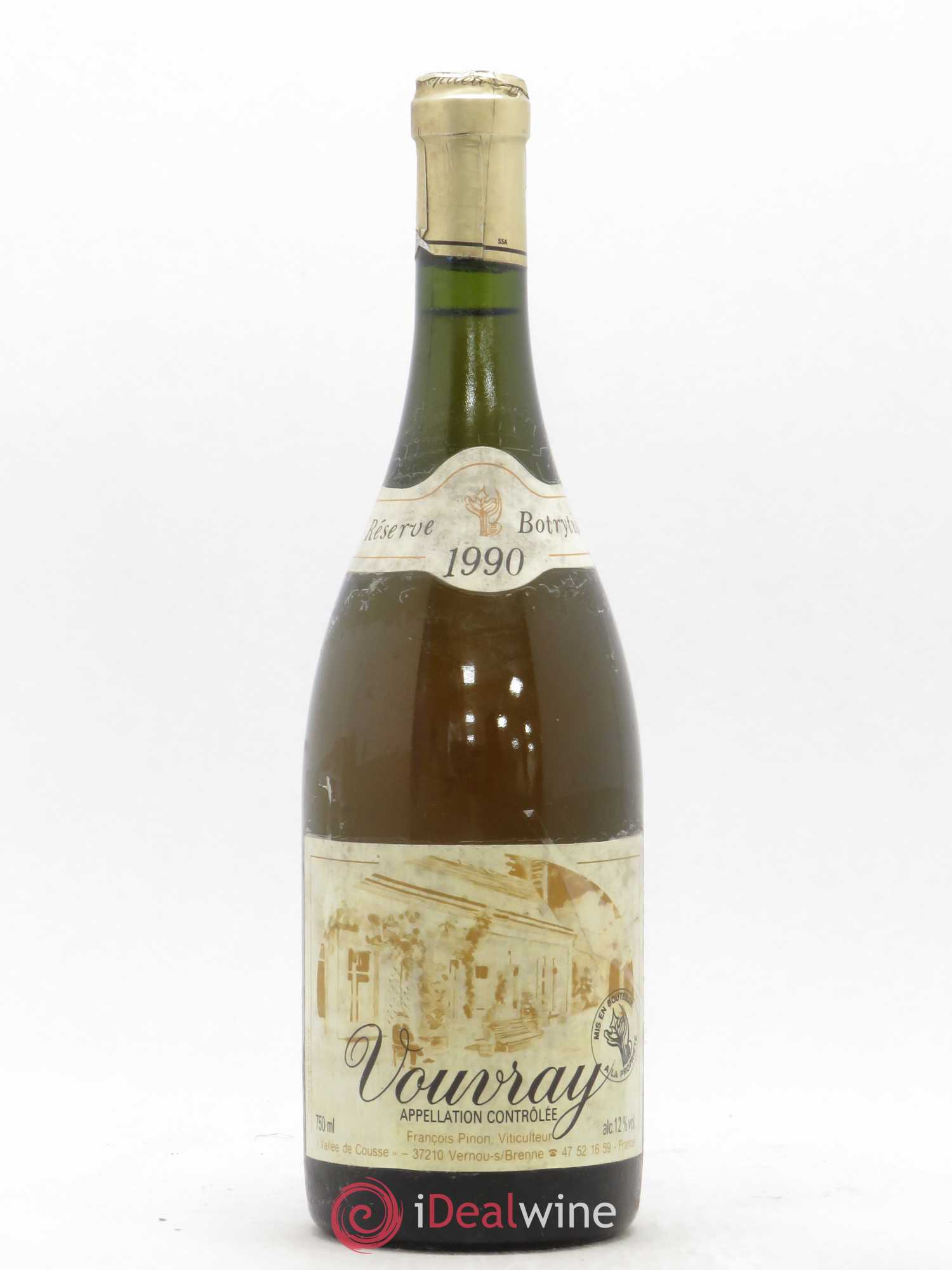 Vouvray Botrytis Francois Pinon 1990 - Posten von 1 Flasche - 0