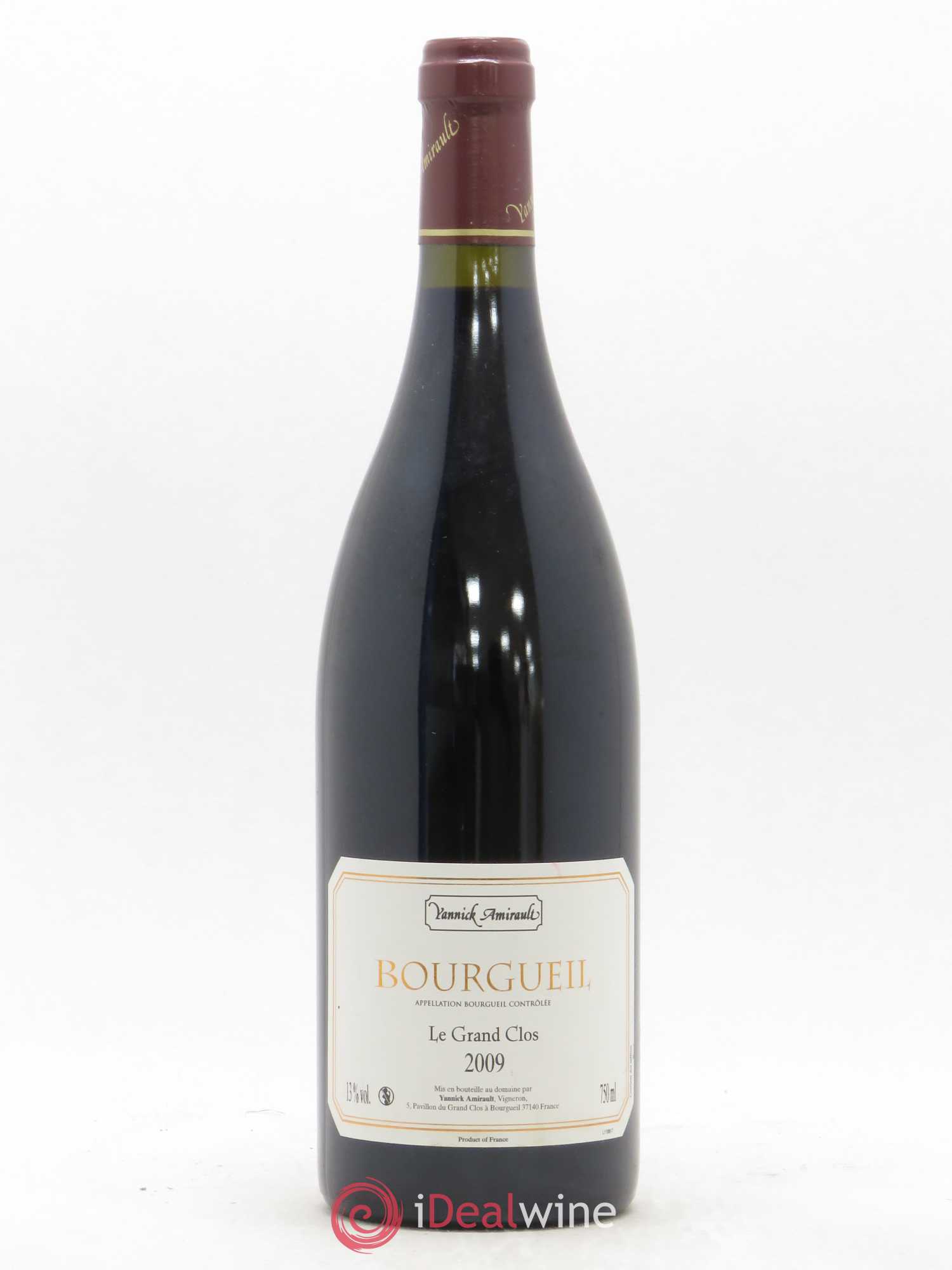 Bourgueil Grand Clos Yannick Amirault (Domaine) 2009 - Lot de 1 bouteille - 0