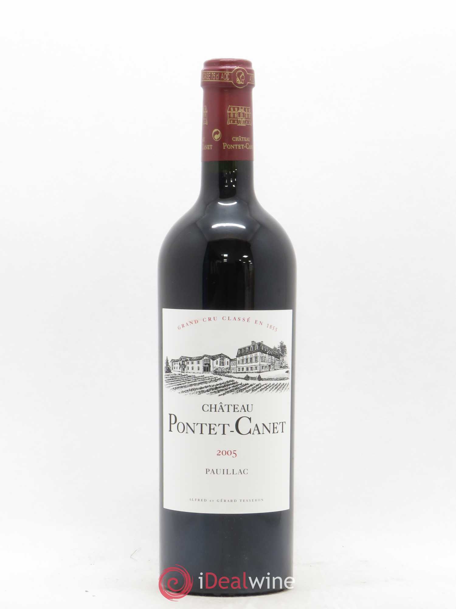 Château Pontet Canet 5ème Grand Cru Classé 2005 - Lot de 1 bouteille - 0