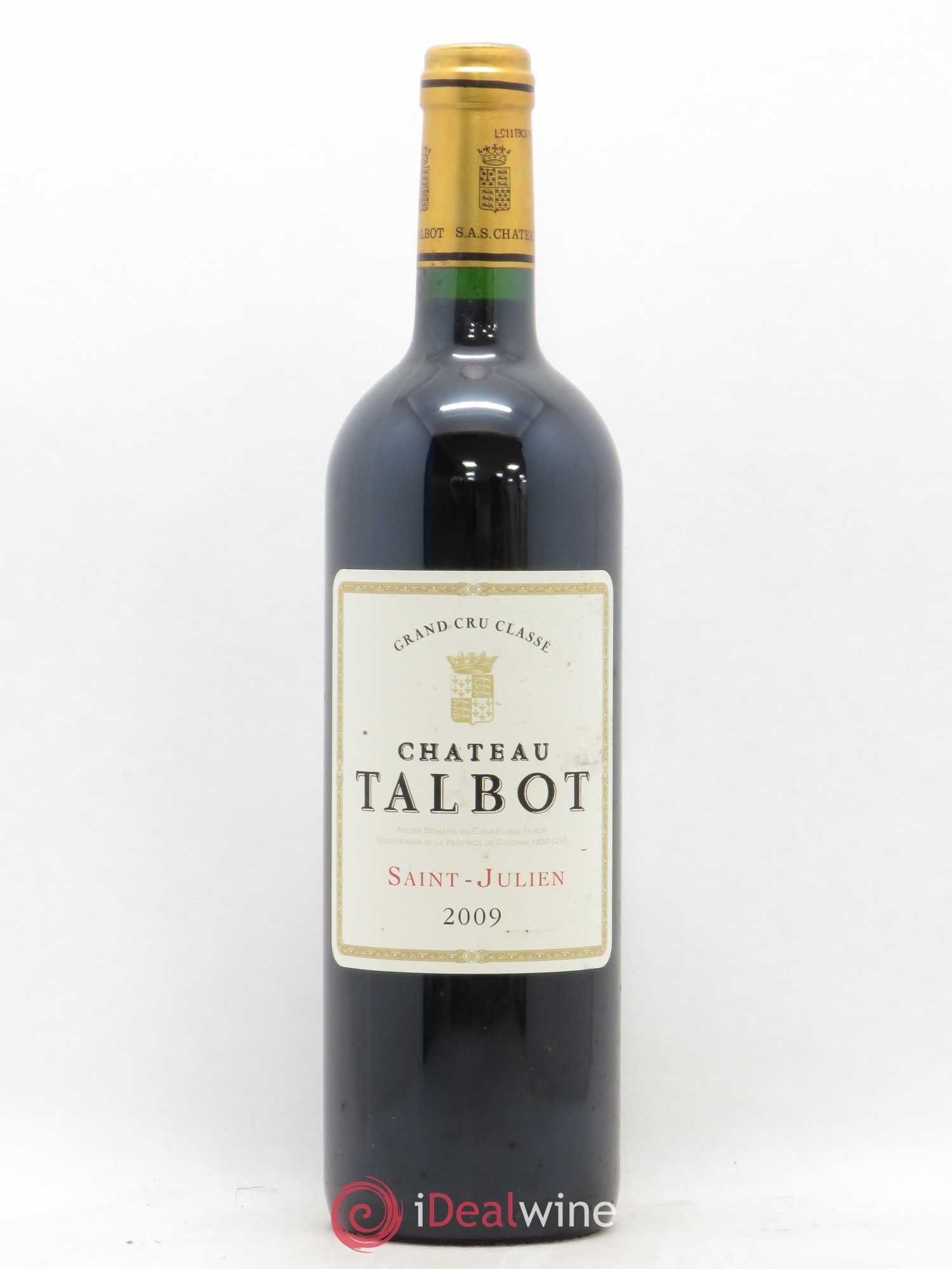 Château Talbot 4ème Grand Cru Classé 2009 - Lot de 1 bouteille - 0