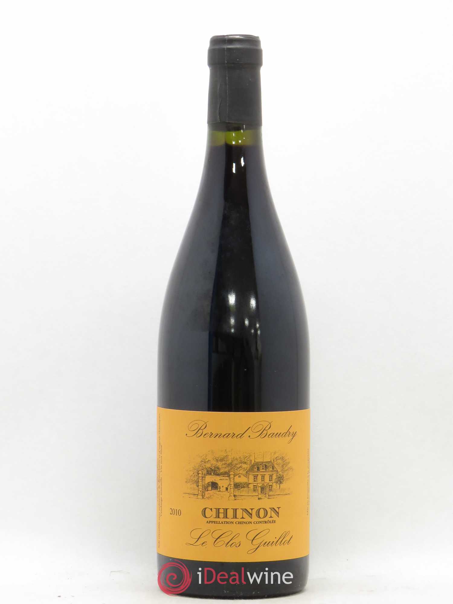 Chinon Le Clos Guillot Bernard Baudry 2010 - Lot de 1 bouteille - 0
