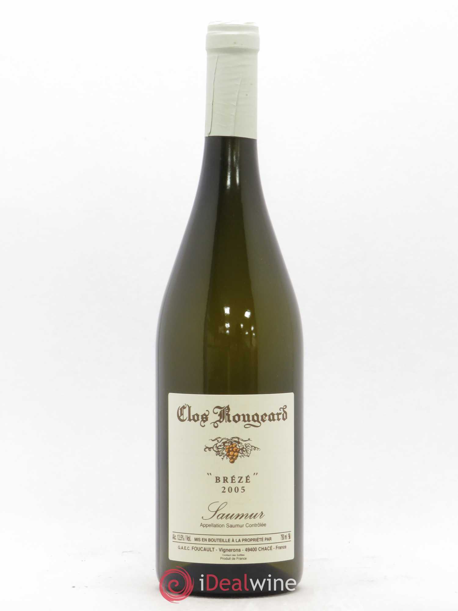 Saumur Brézé Clos Rougeard 2005 - Lot de 1 bouteille - 0