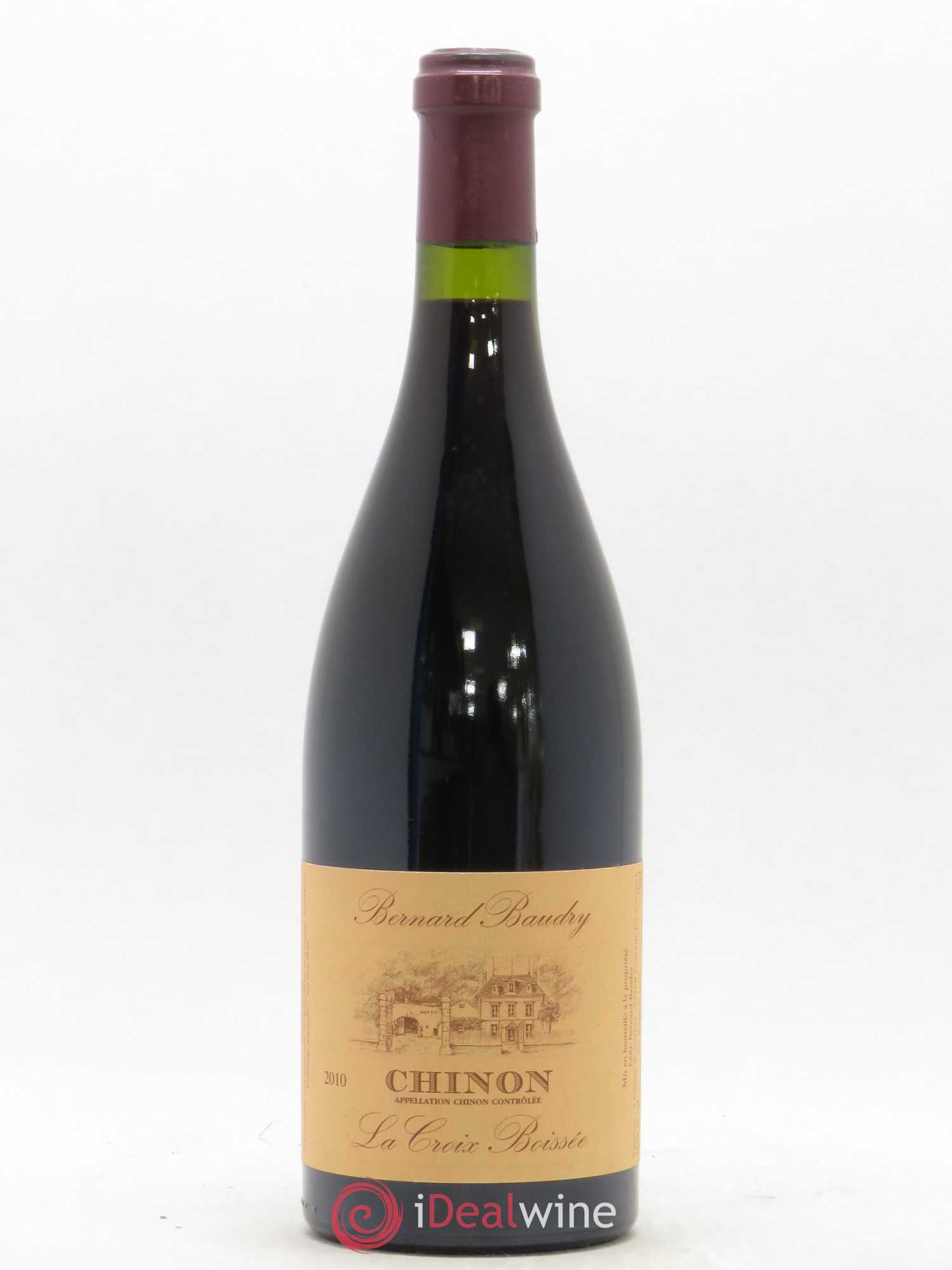 Chinon La Croix Boissée Bernard Baudry 2010 - Lot de 1 bouteille - 0